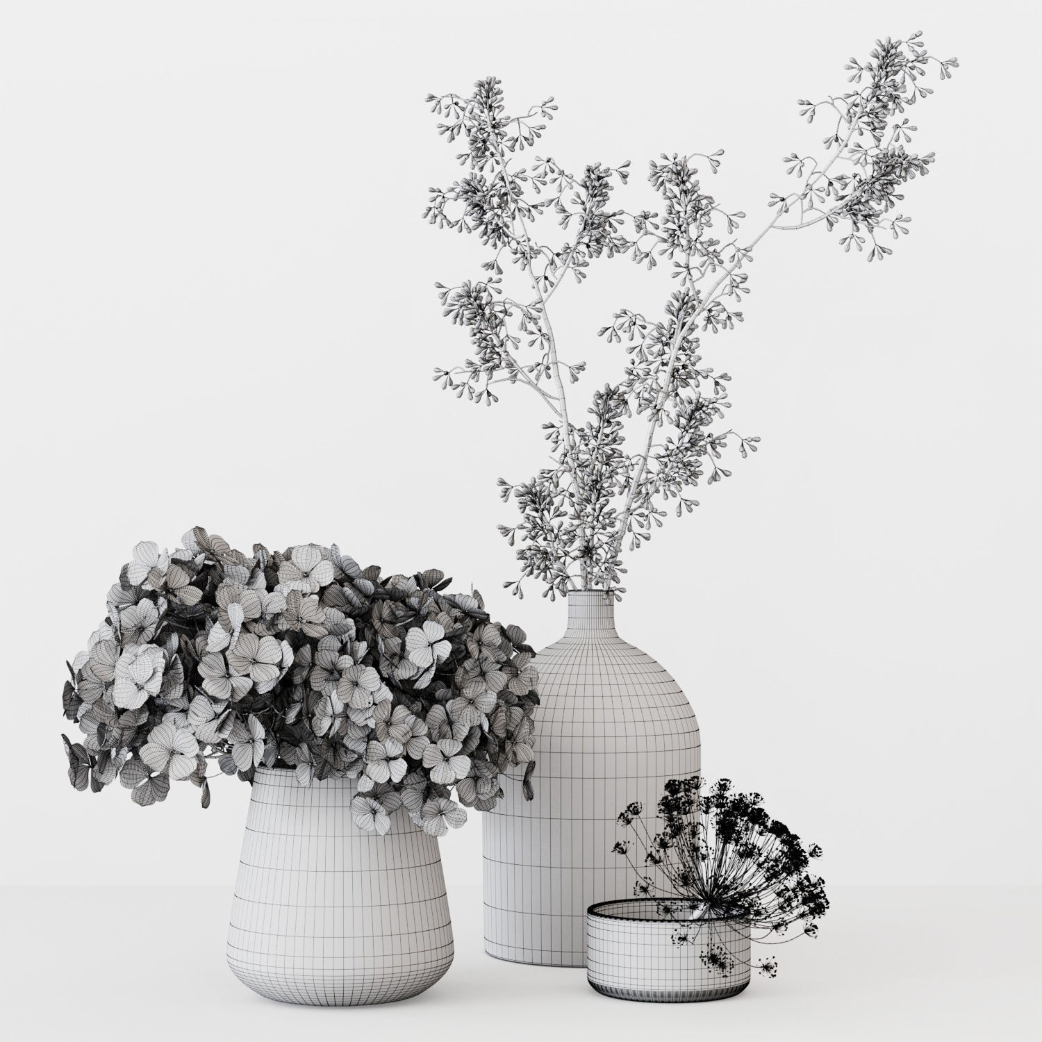 Bouquet 02 3D model_2