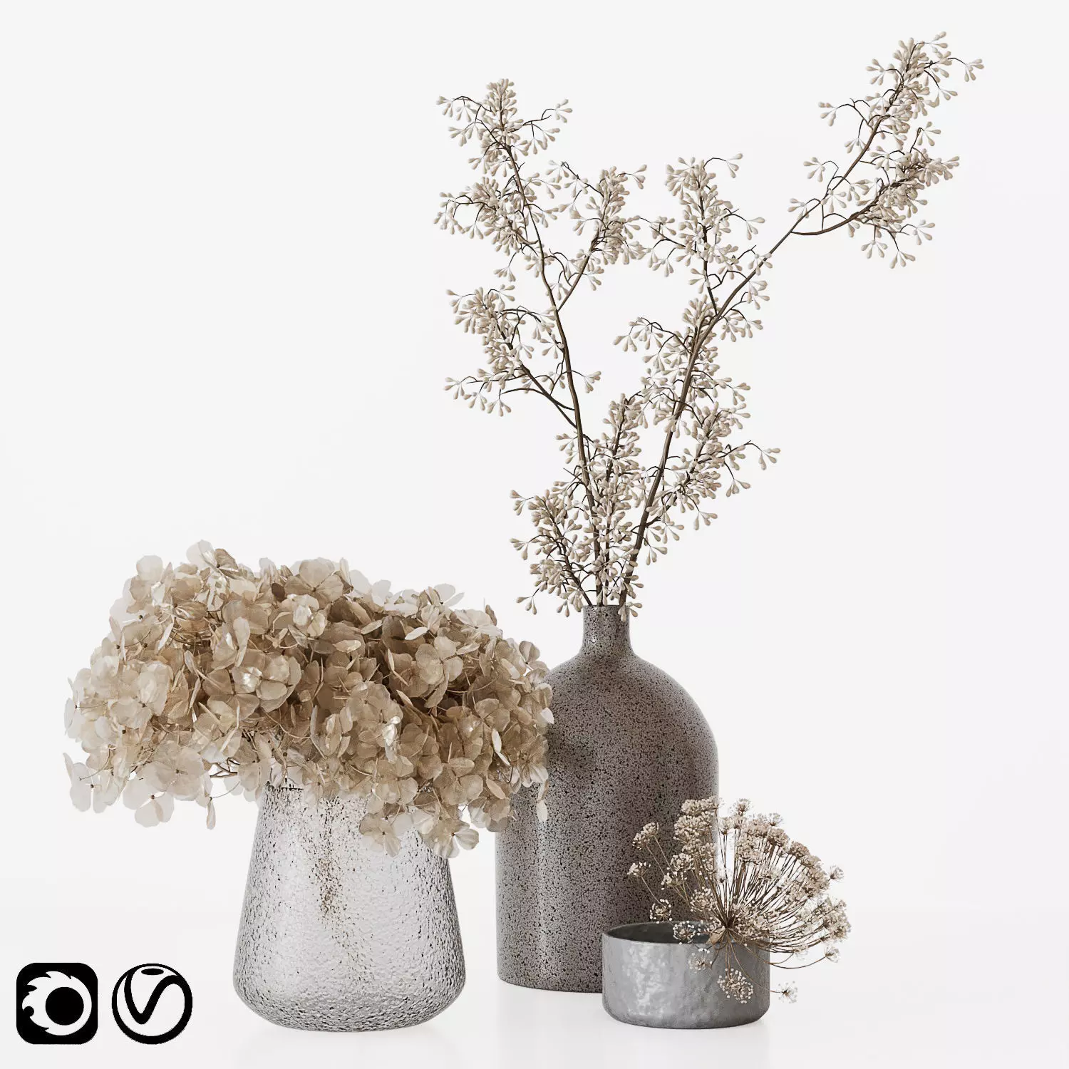 Bouquet 02 3D model_0