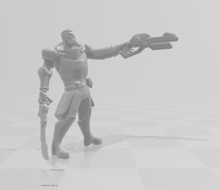 Dreadnova Gangplank 3D MOdel 3D print model_2