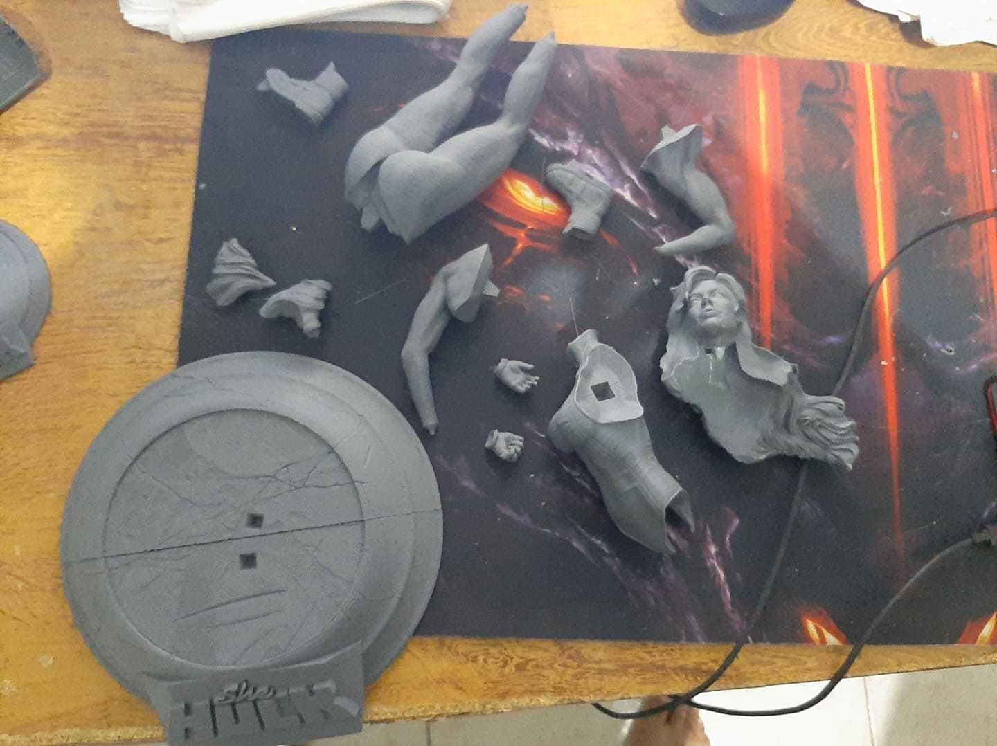 She-Hulk 3D Print hulk statue 3D print model_9
