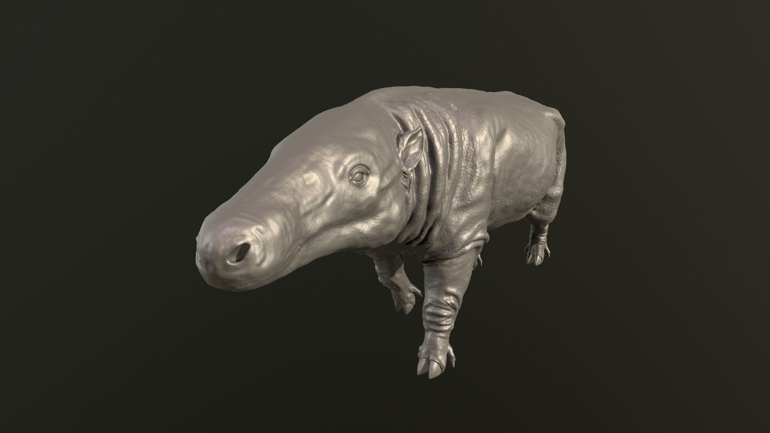 Anthracotherium magnum 3D print model_2