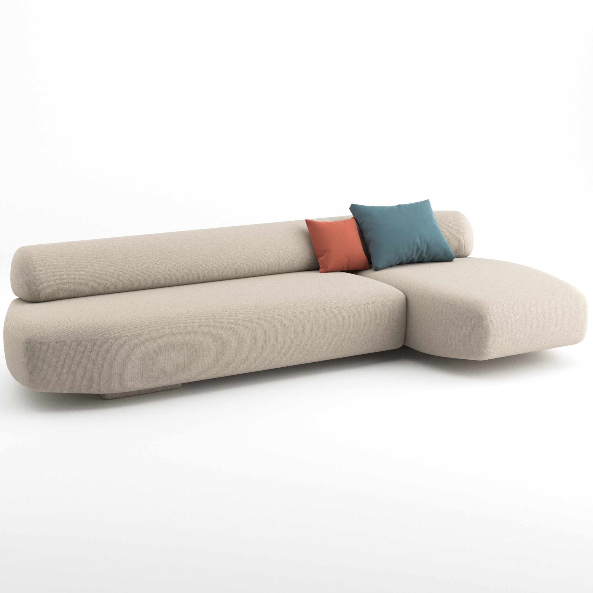 Gogan Sofa 02 by Moroso 3D model_3