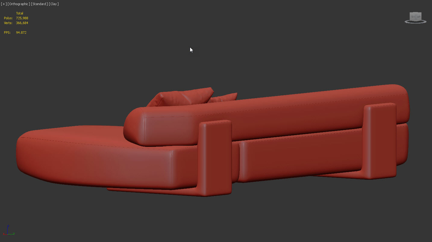 Gogan Sofa 02 by Moroso 3D model_15