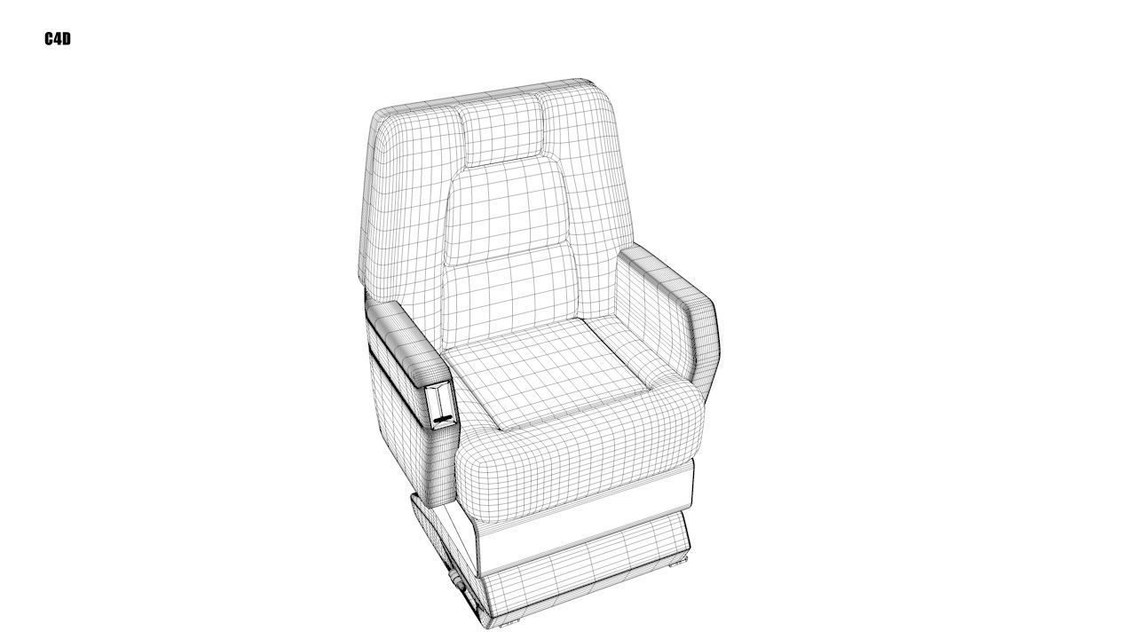 Airplane Chair Free 3D model_4