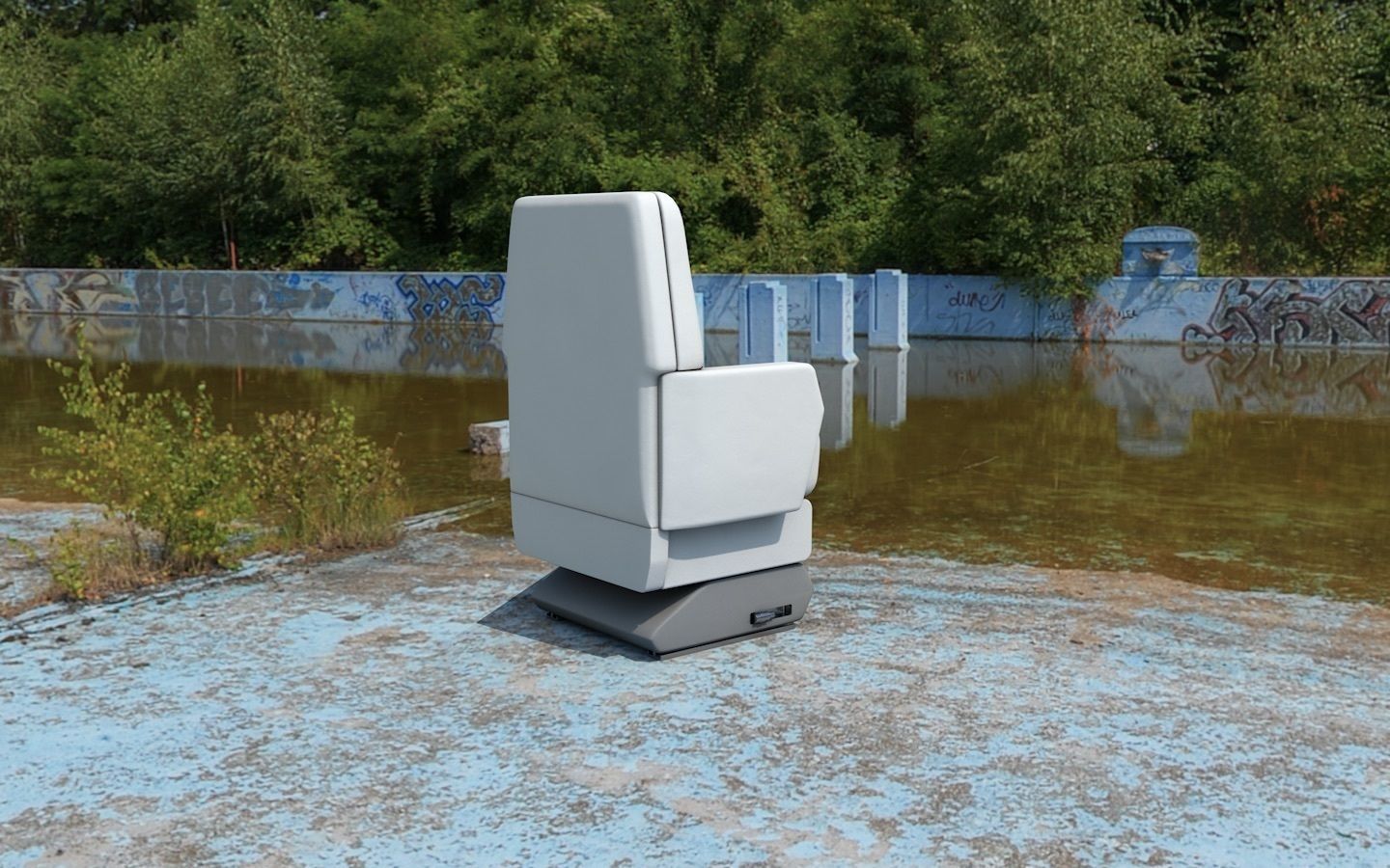 Airplane Chair Free 3D model_1