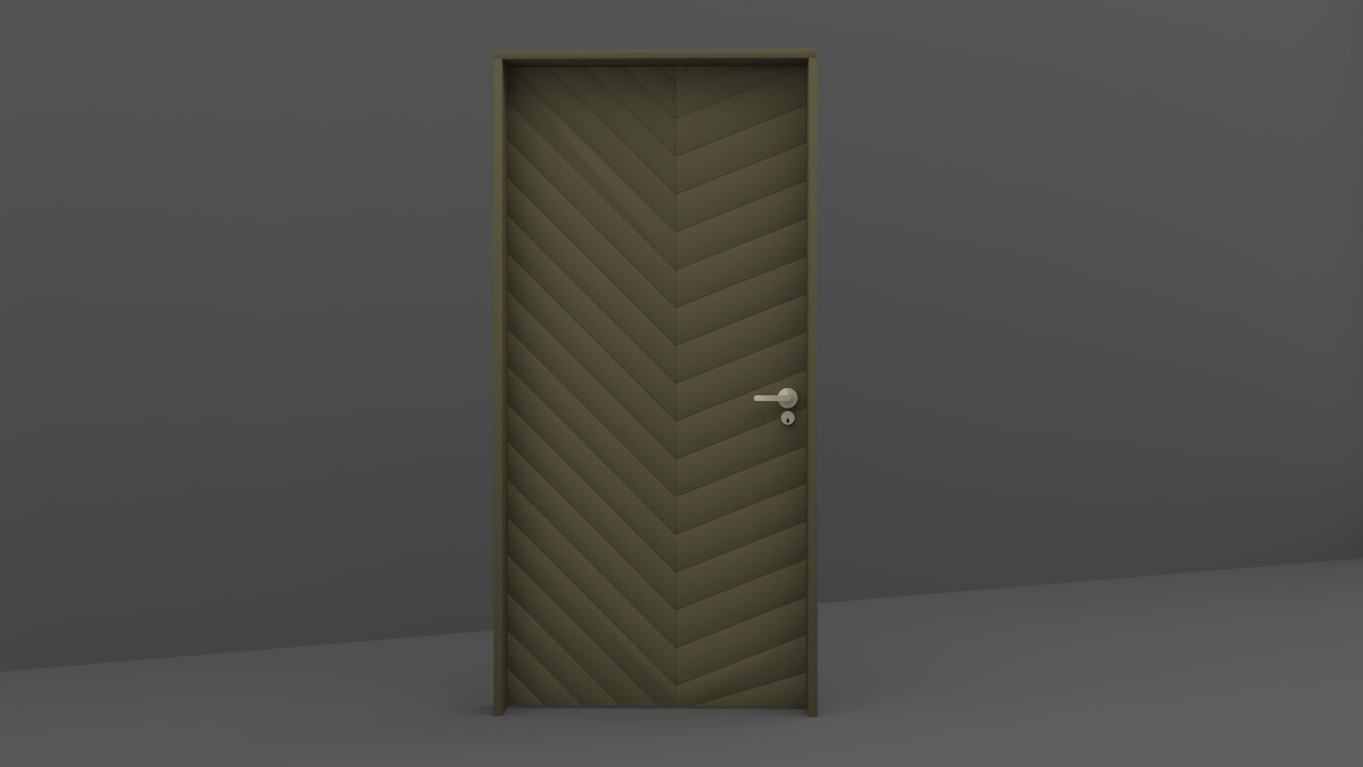 Wood Door 3D model_7