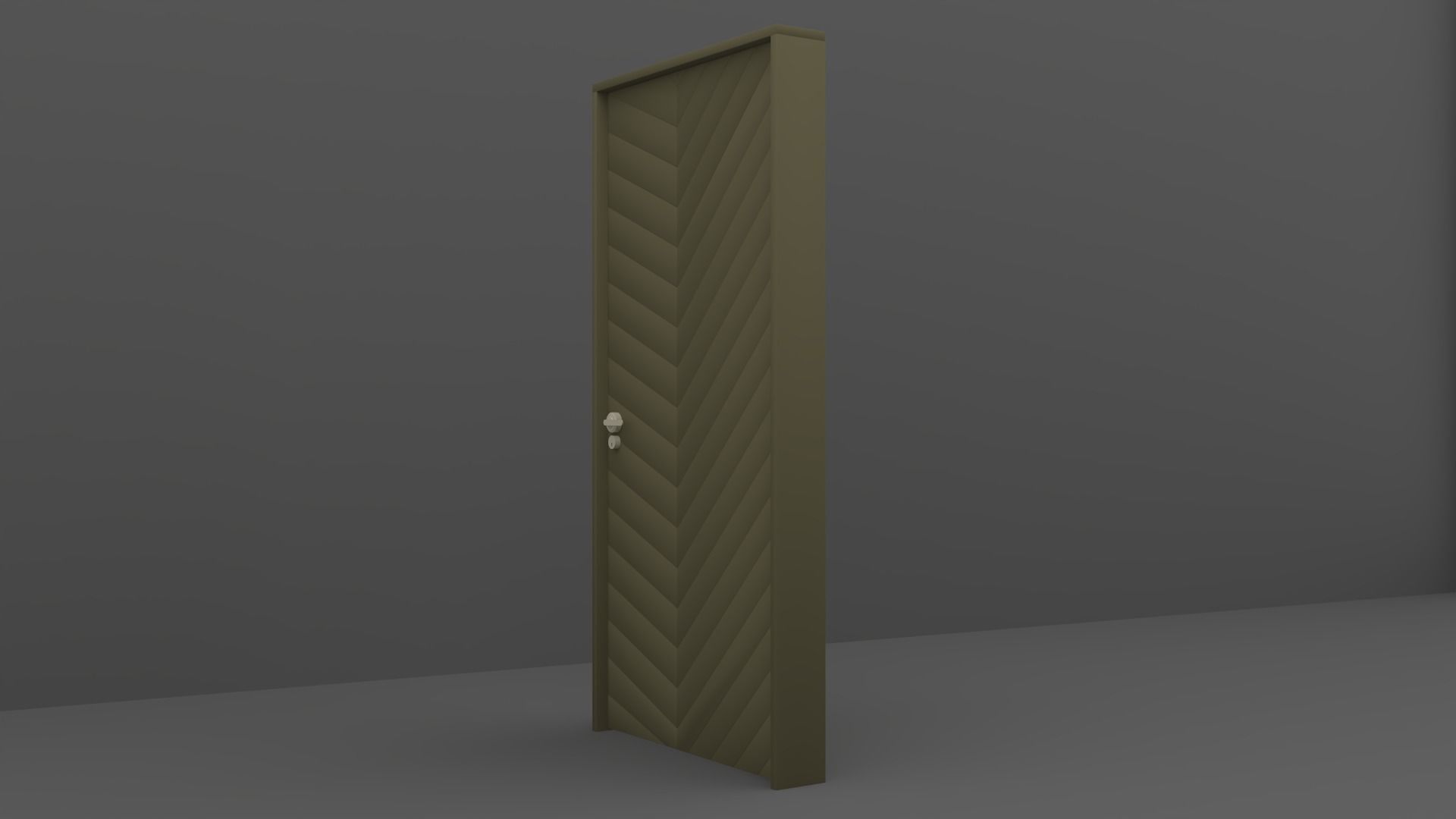 Wood Door 3D model_10