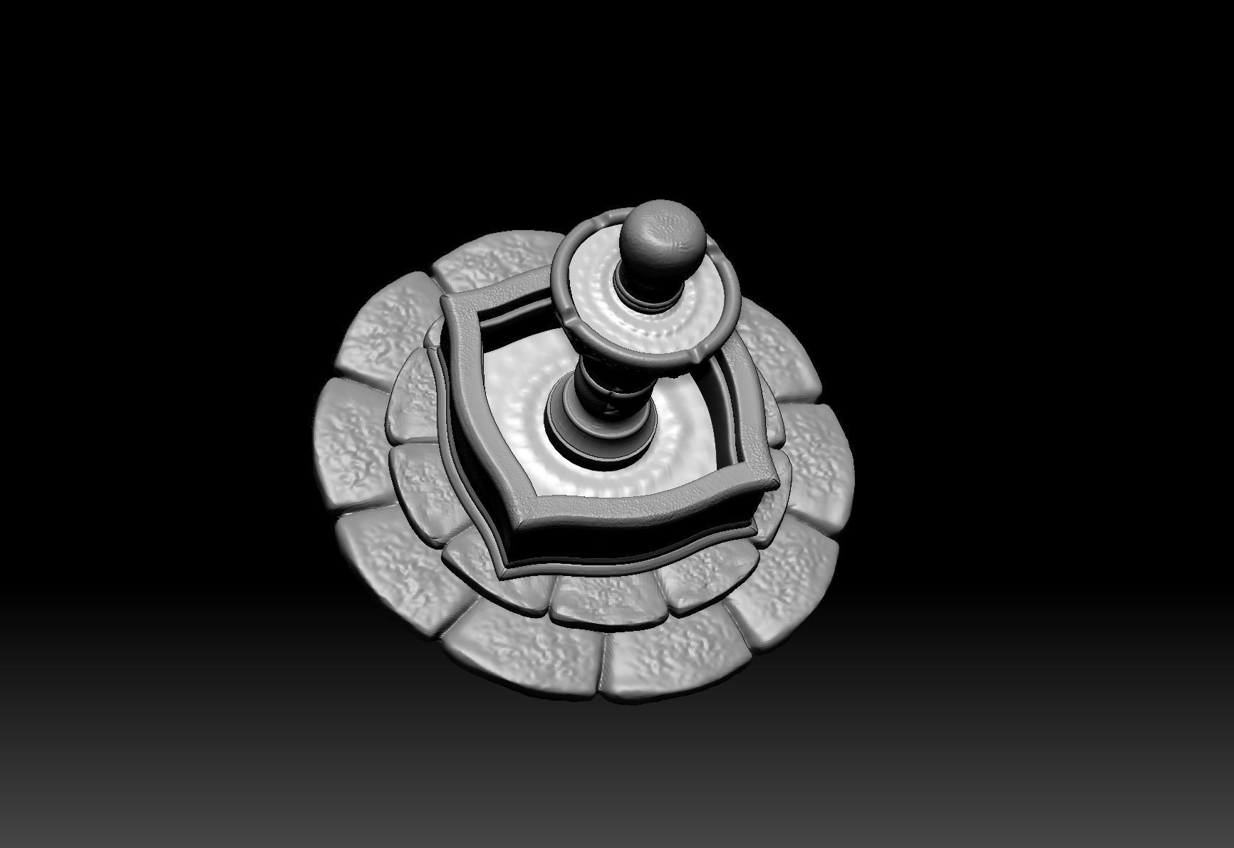 Fountain 3D model  Free 3D model_5