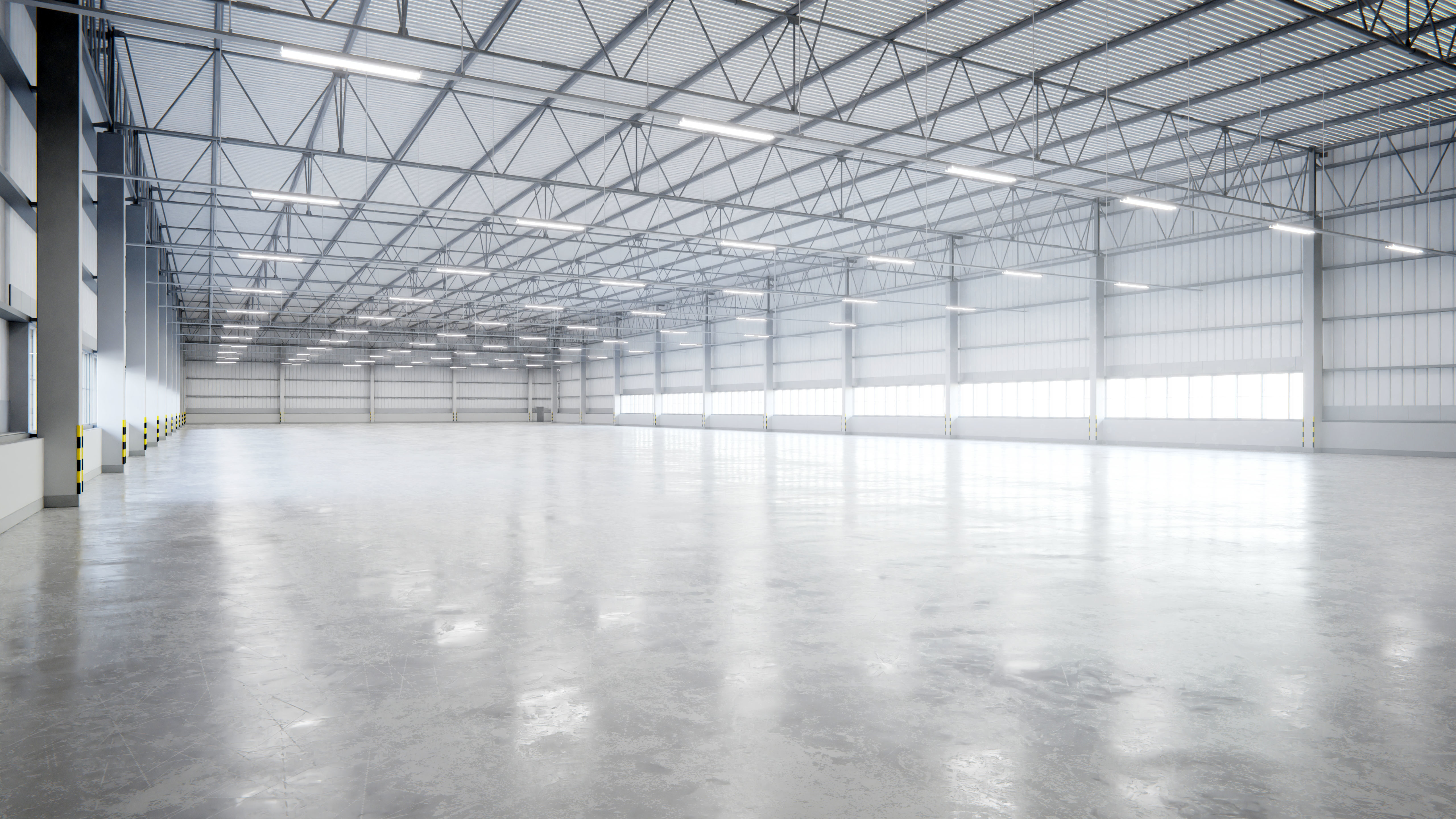 Warehouse Interior 9b Low-poly 3D model_8