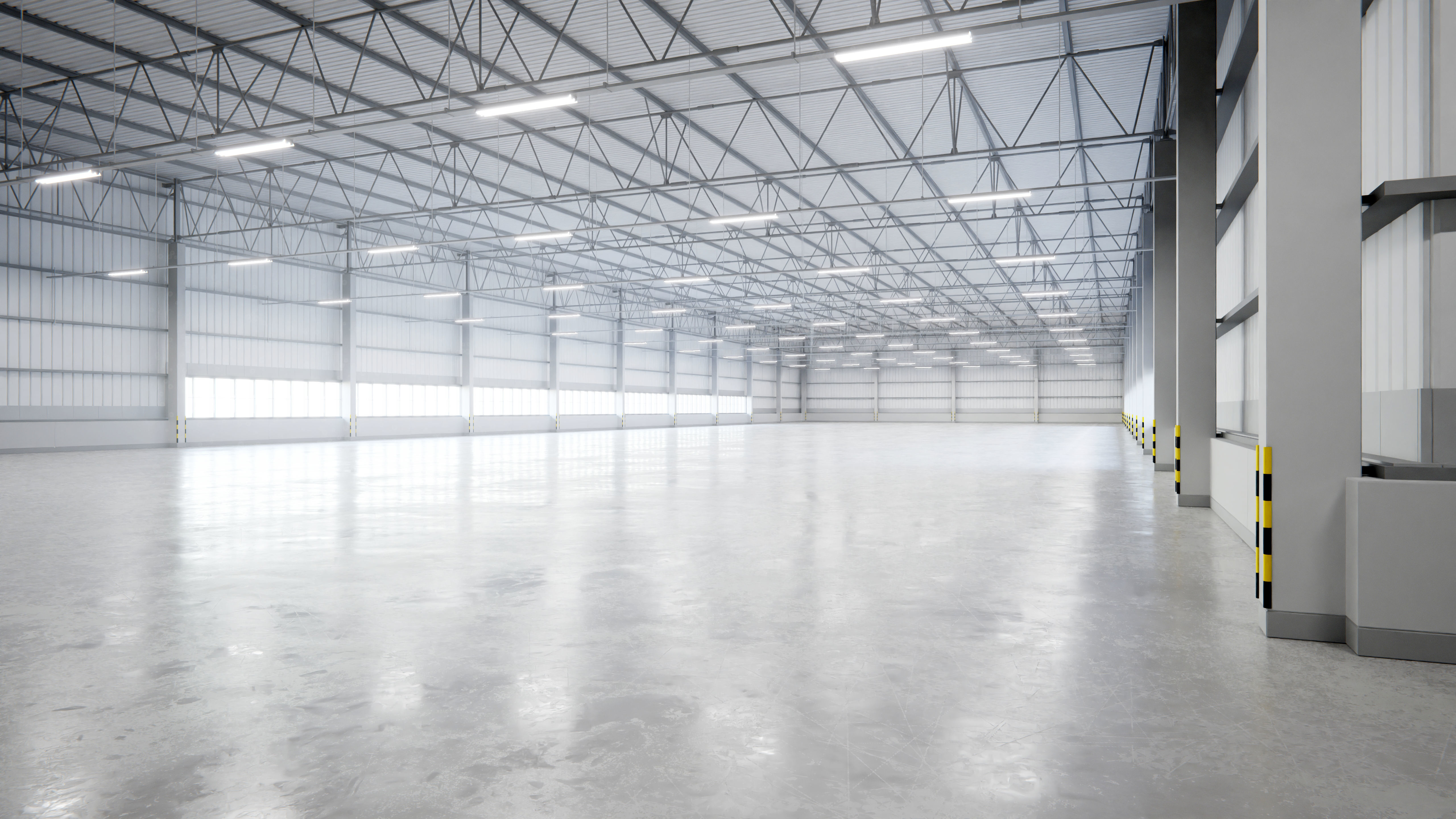 Warehouse Interior 9b Low-poly 3D model_6