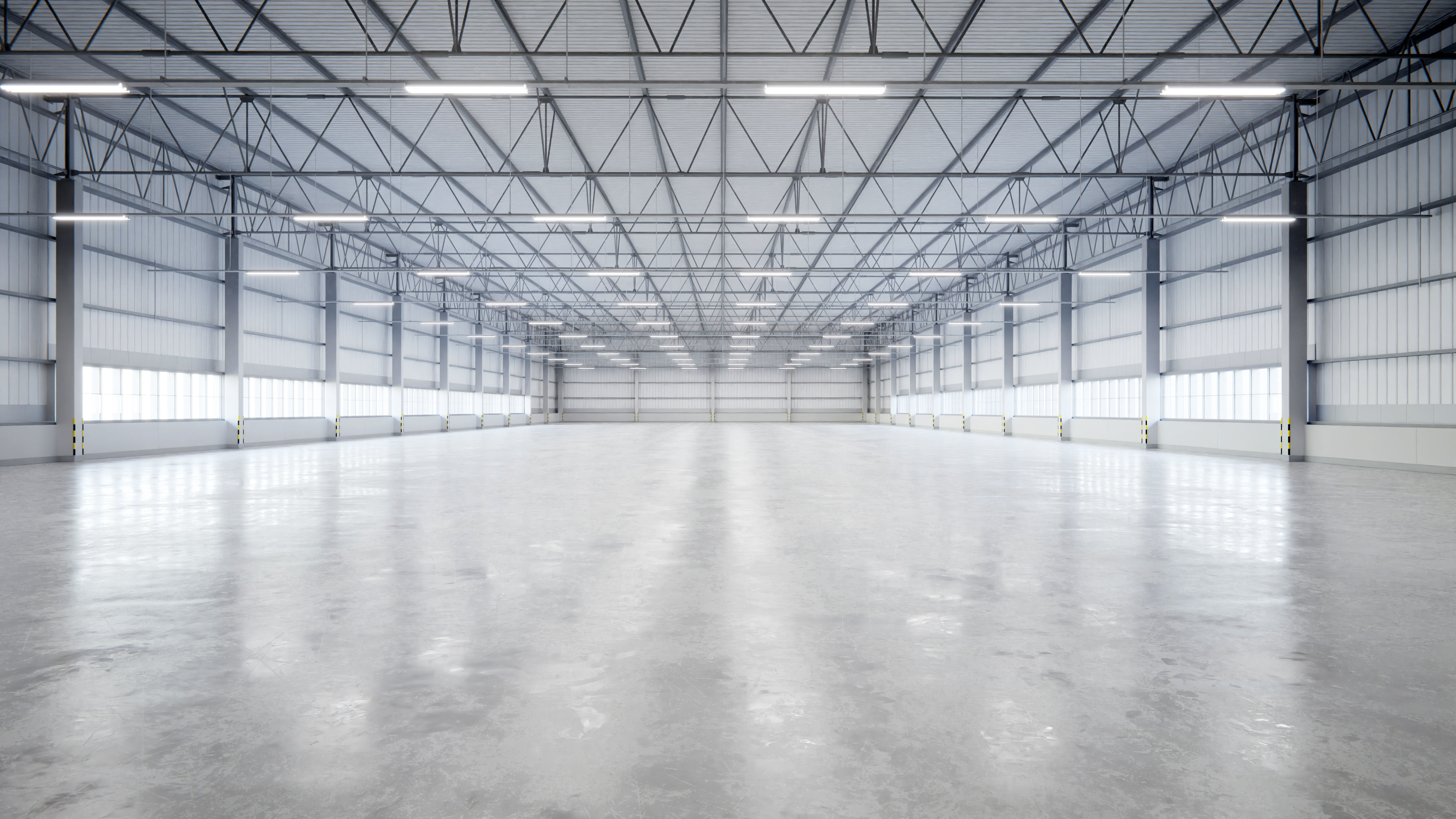 Warehouse Interior 9b Low-poly 3D model_4