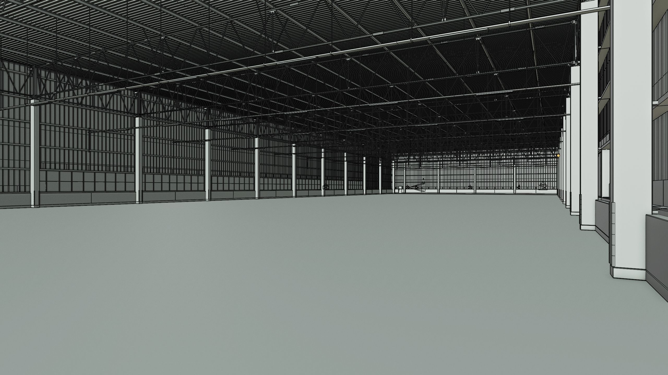 Warehouse Interior 9b Low-poly 3D model_10