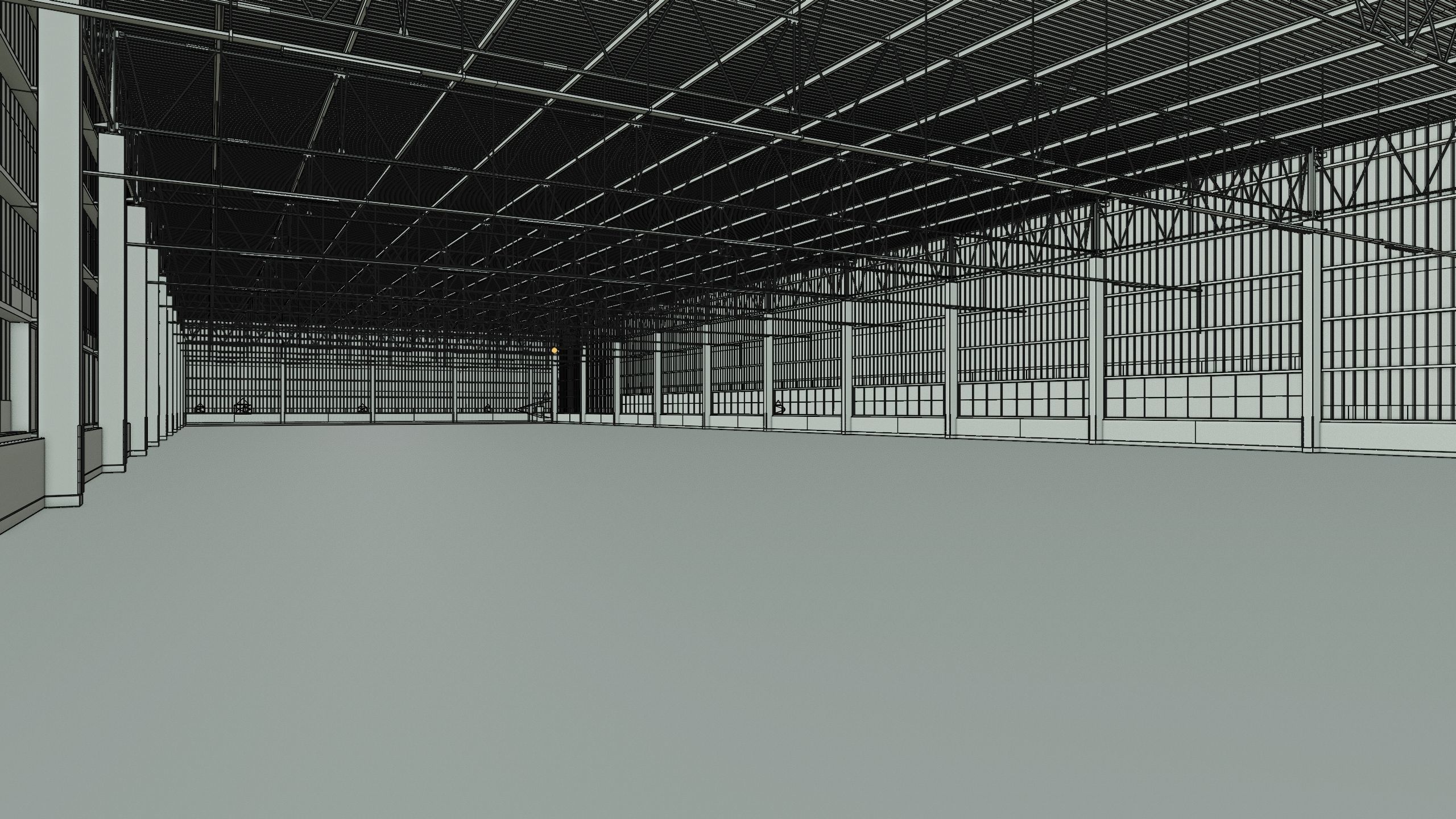 Warehouse Interior 9b Low-poly 3D model_17