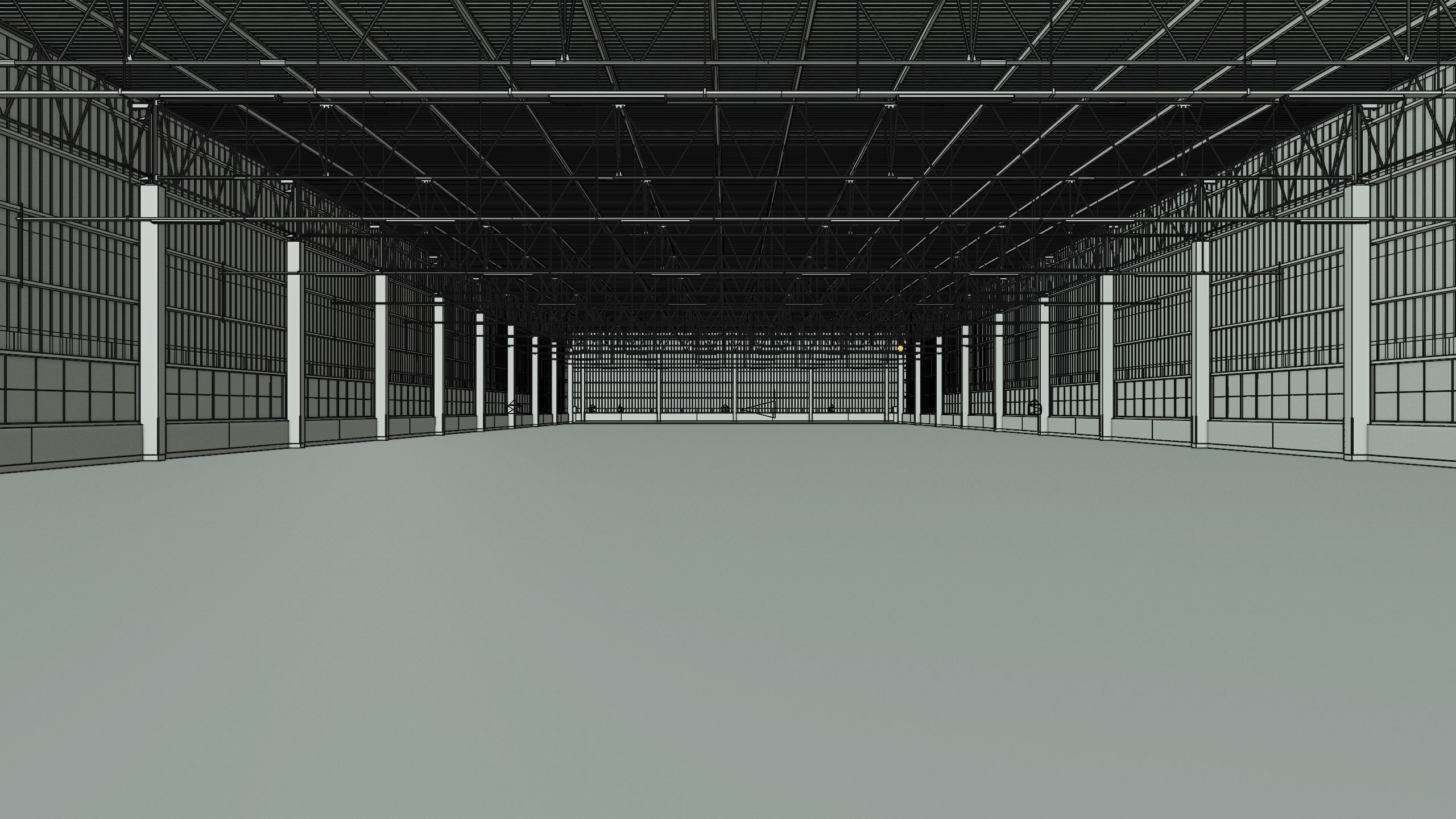 Warehouse Interior 9b Low-poly 3D model_9