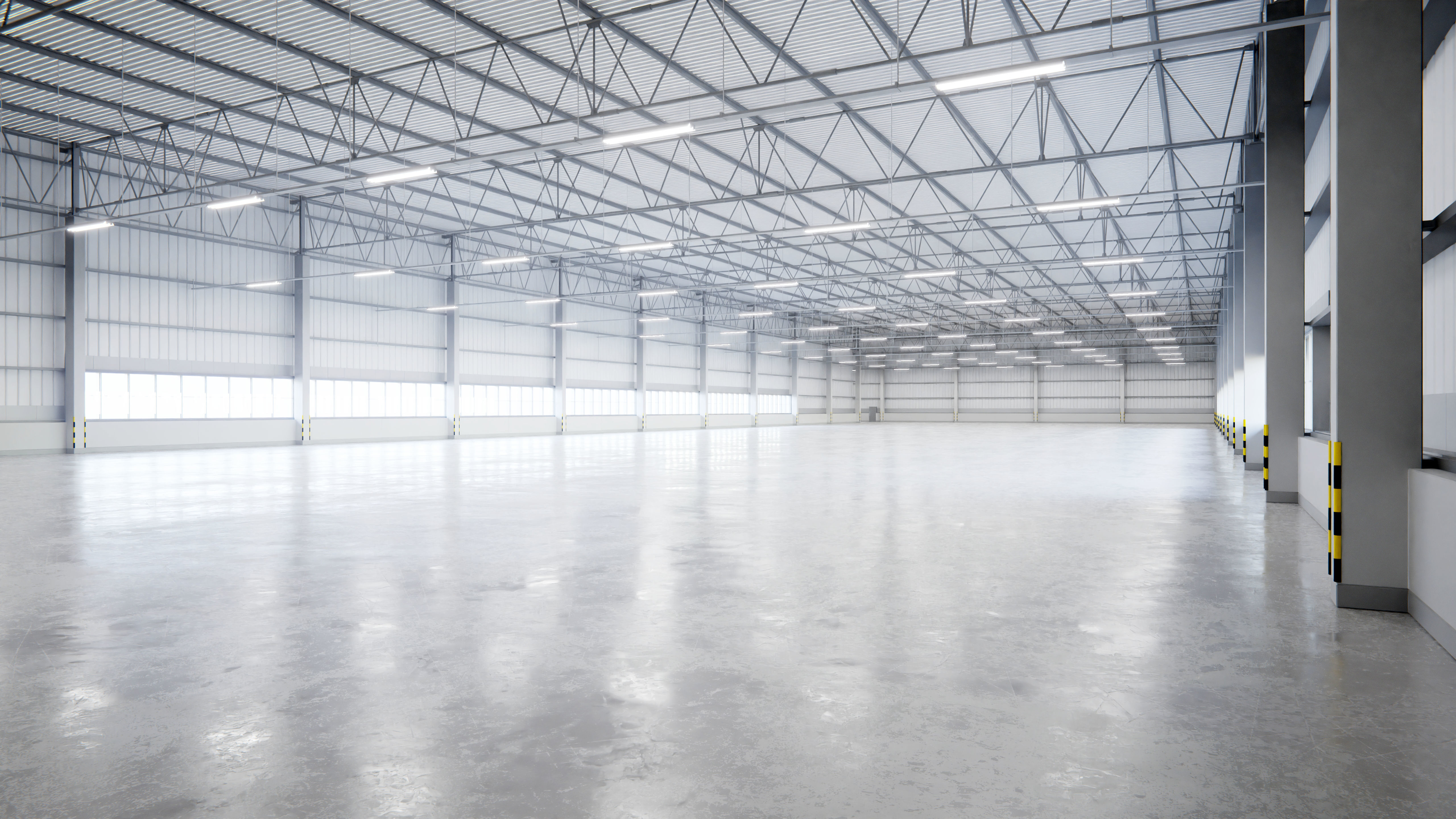 Warehouse Interior 9b Low-poly 3D model_1