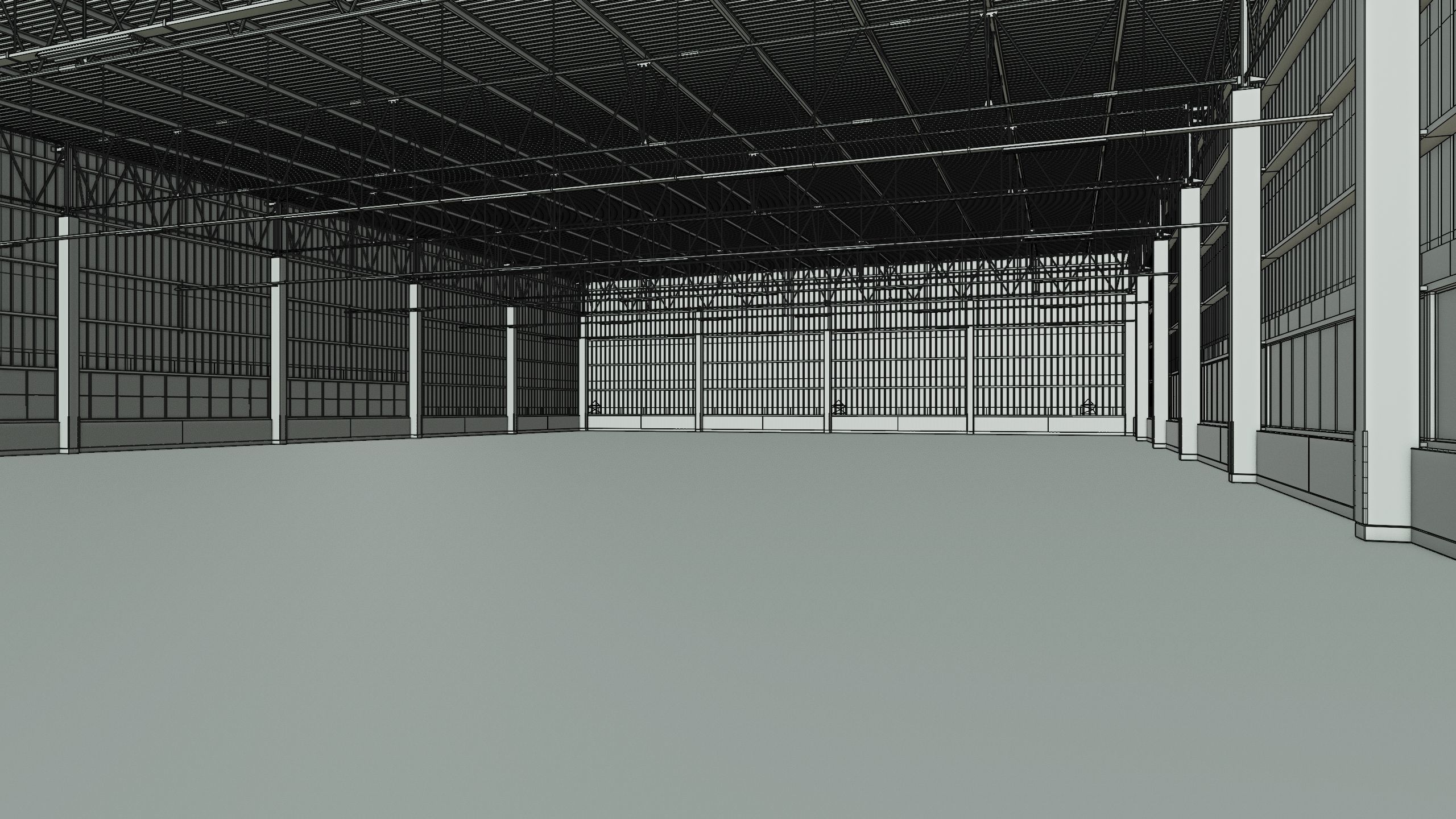 Warehouse Interior 9b Low-poly 3D model_16