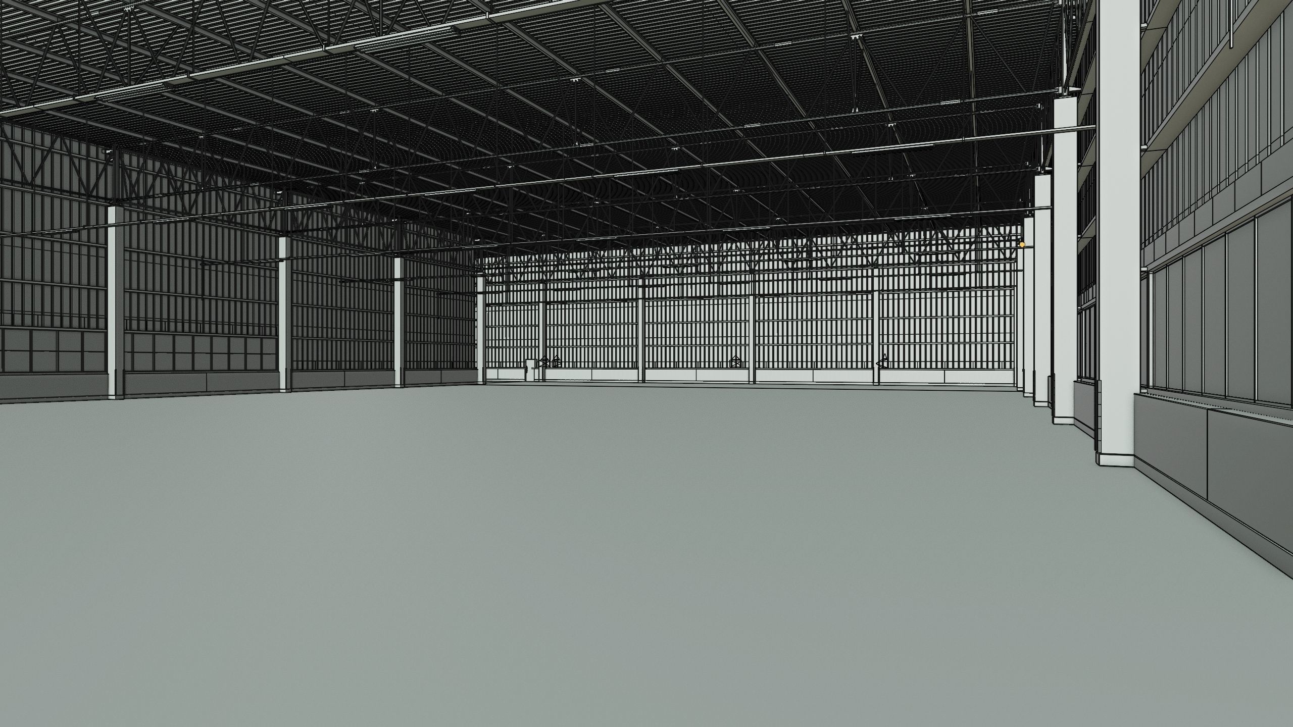 Warehouse Interior 9b Low-poly 3D model_11