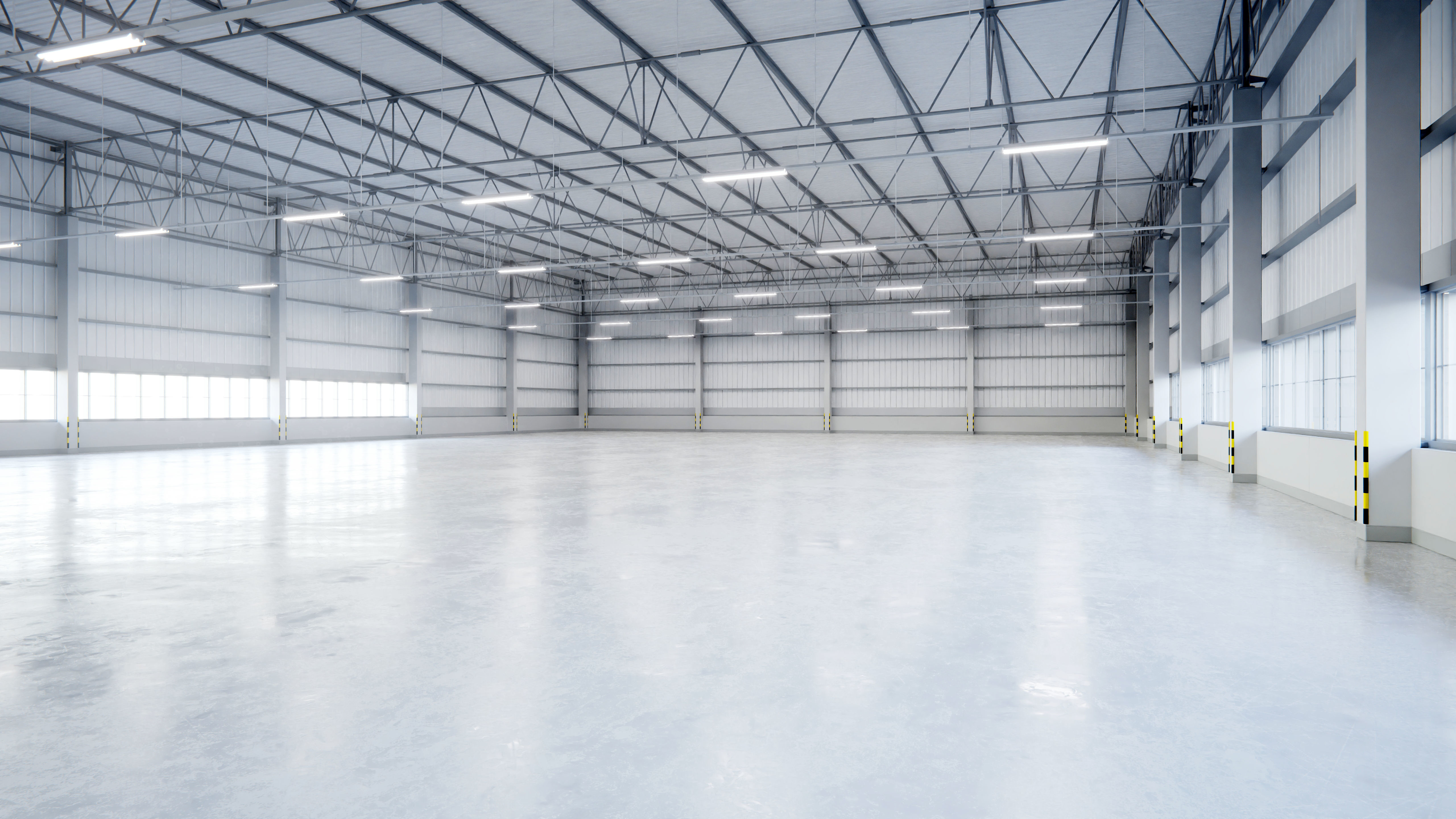Warehouse Interior 9b Low-poly 3D model_7