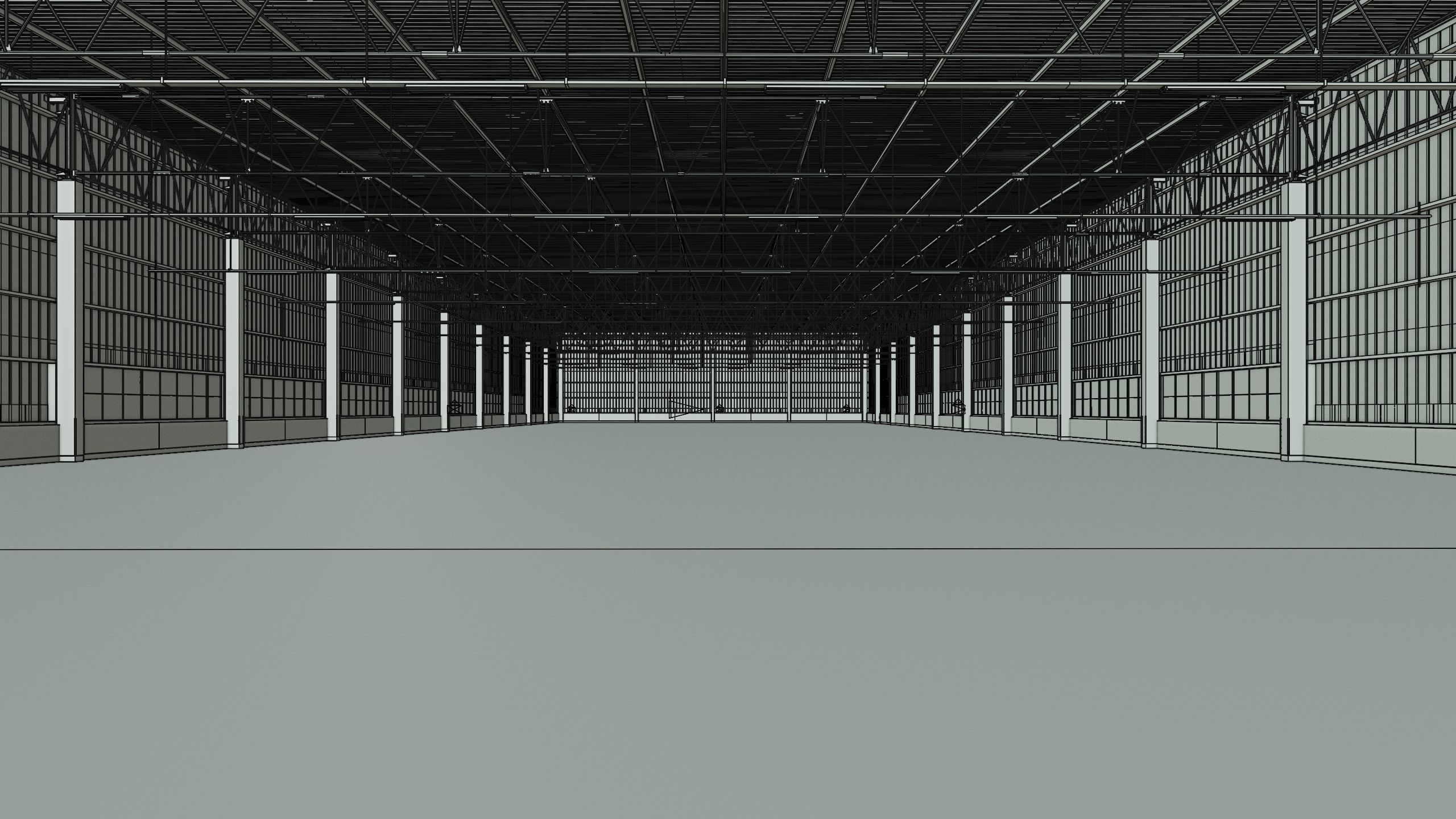Warehouse Interior 9b Low-poly 3D model_13