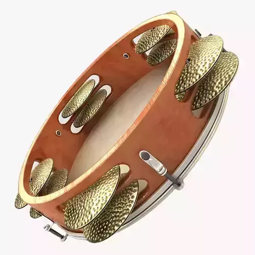 Professional Riq drums percussion 3D model