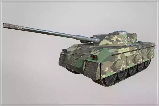Panzer Heavy Tank 3D model