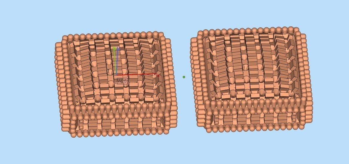 Diamond earrings for woman 3D print model_6