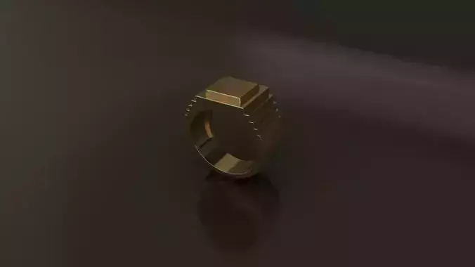 Signet Men Step Band Ring Mix Sizes 5 6 7 8 9 10