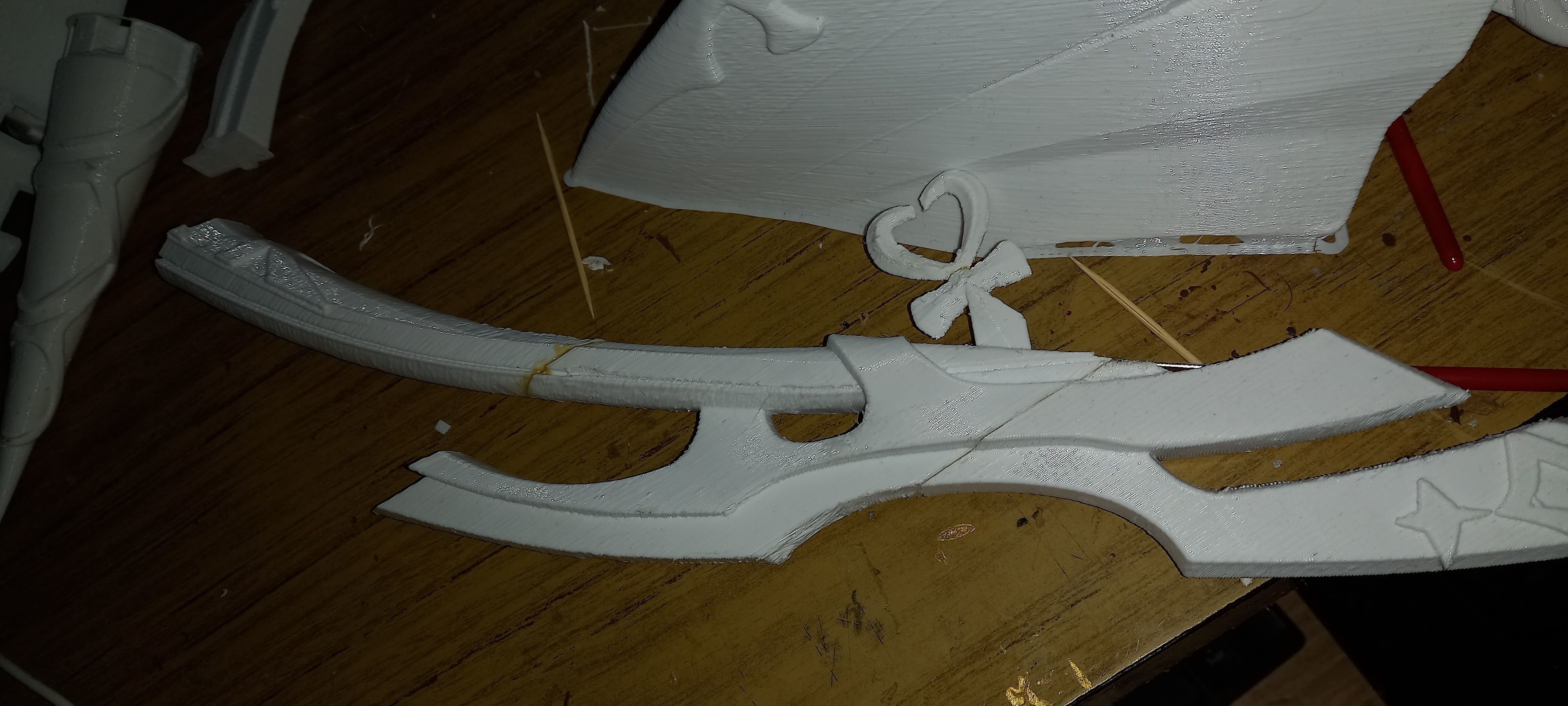 genshin impact bow amos 3D print model_11