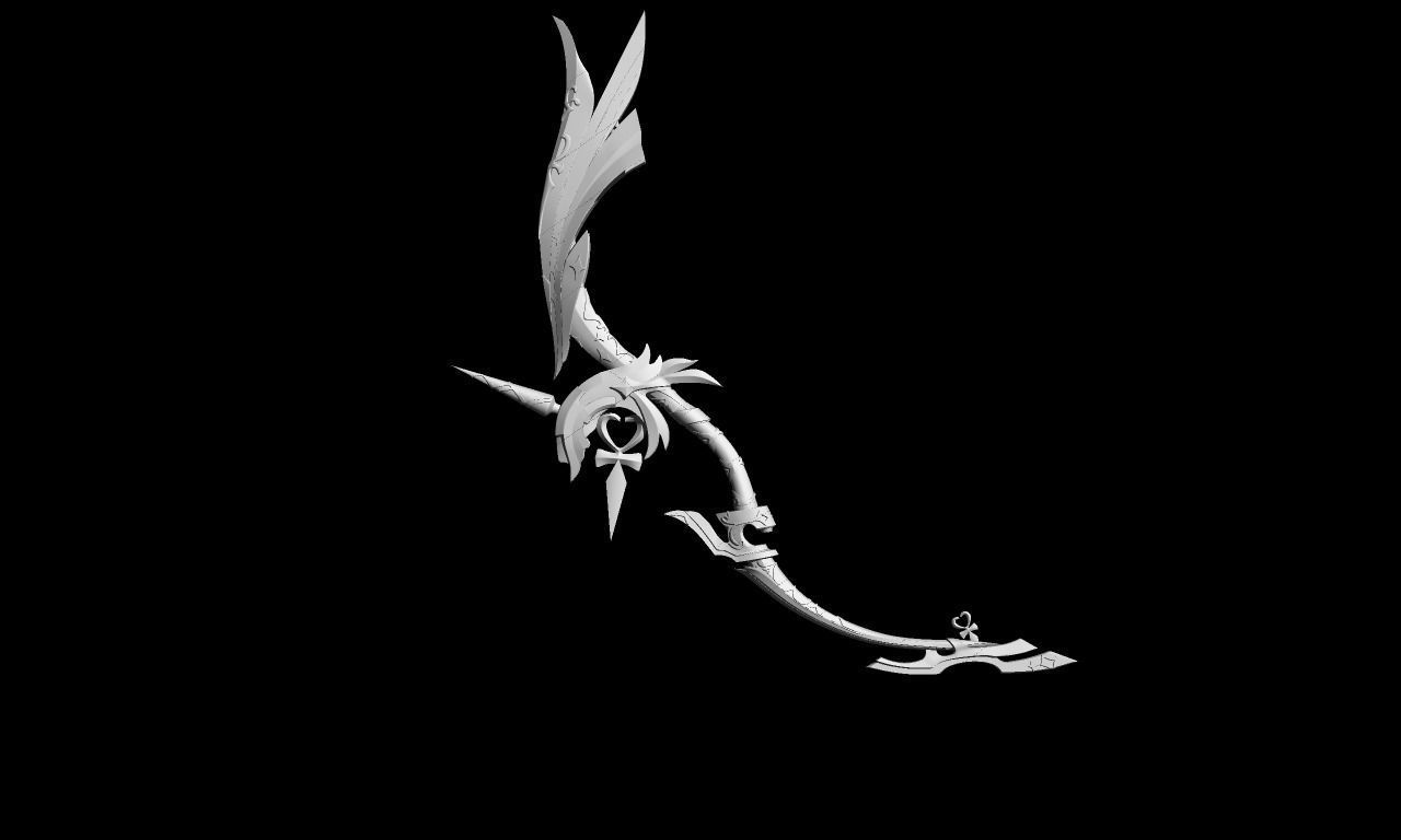 genshin impact bow amos 3D print model_1