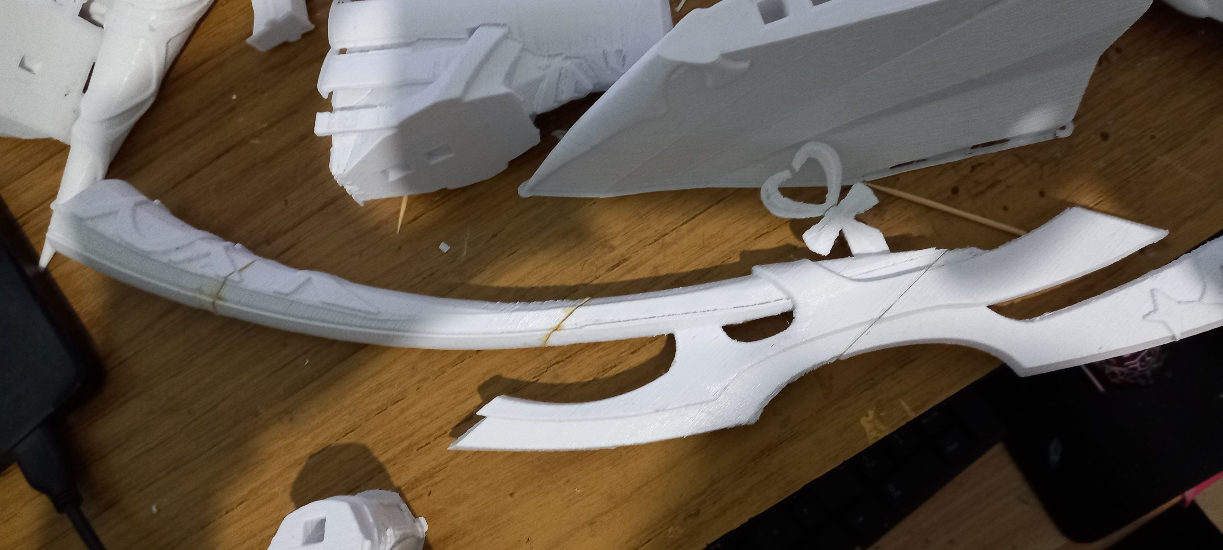 genshin impact bow amos 3D print model_20