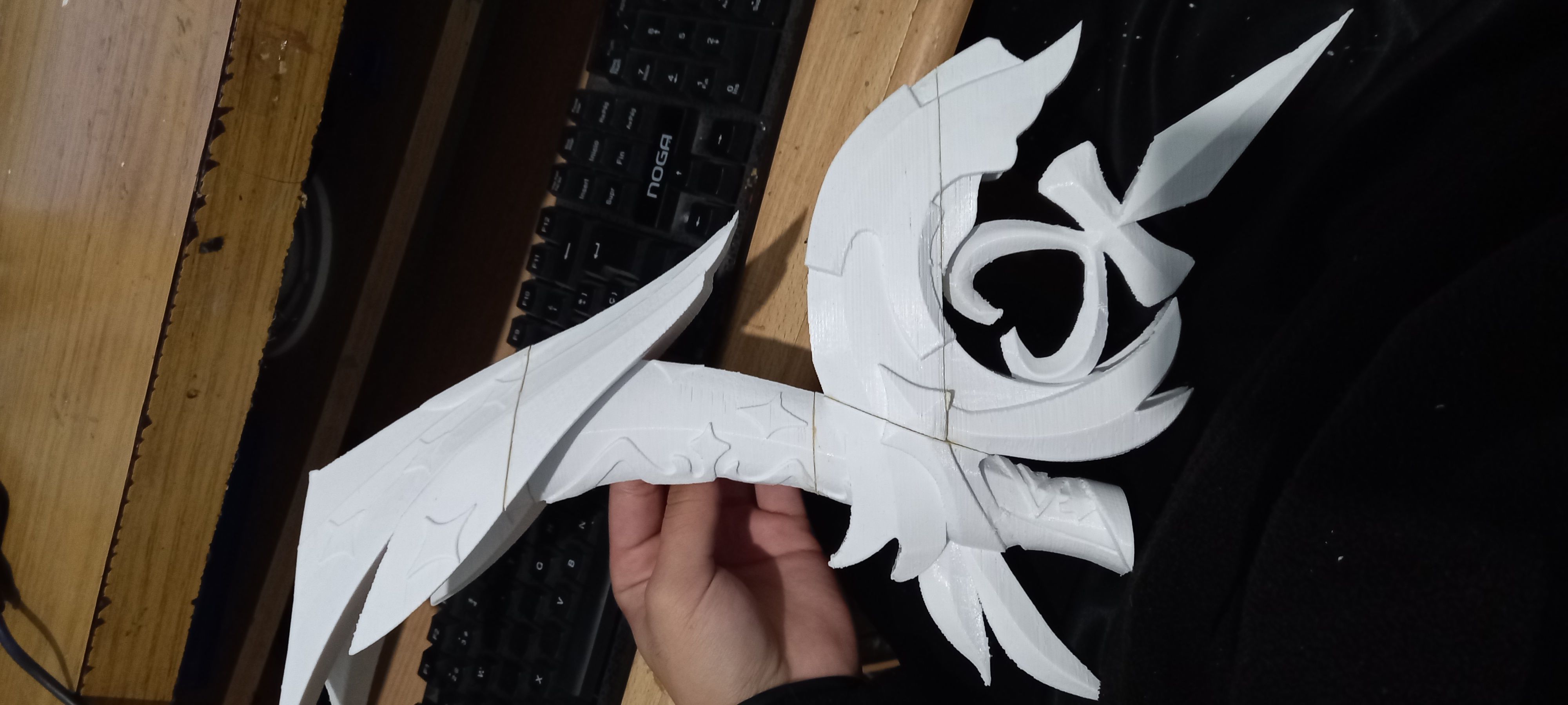 genshin impact bow amos 3D print model_56