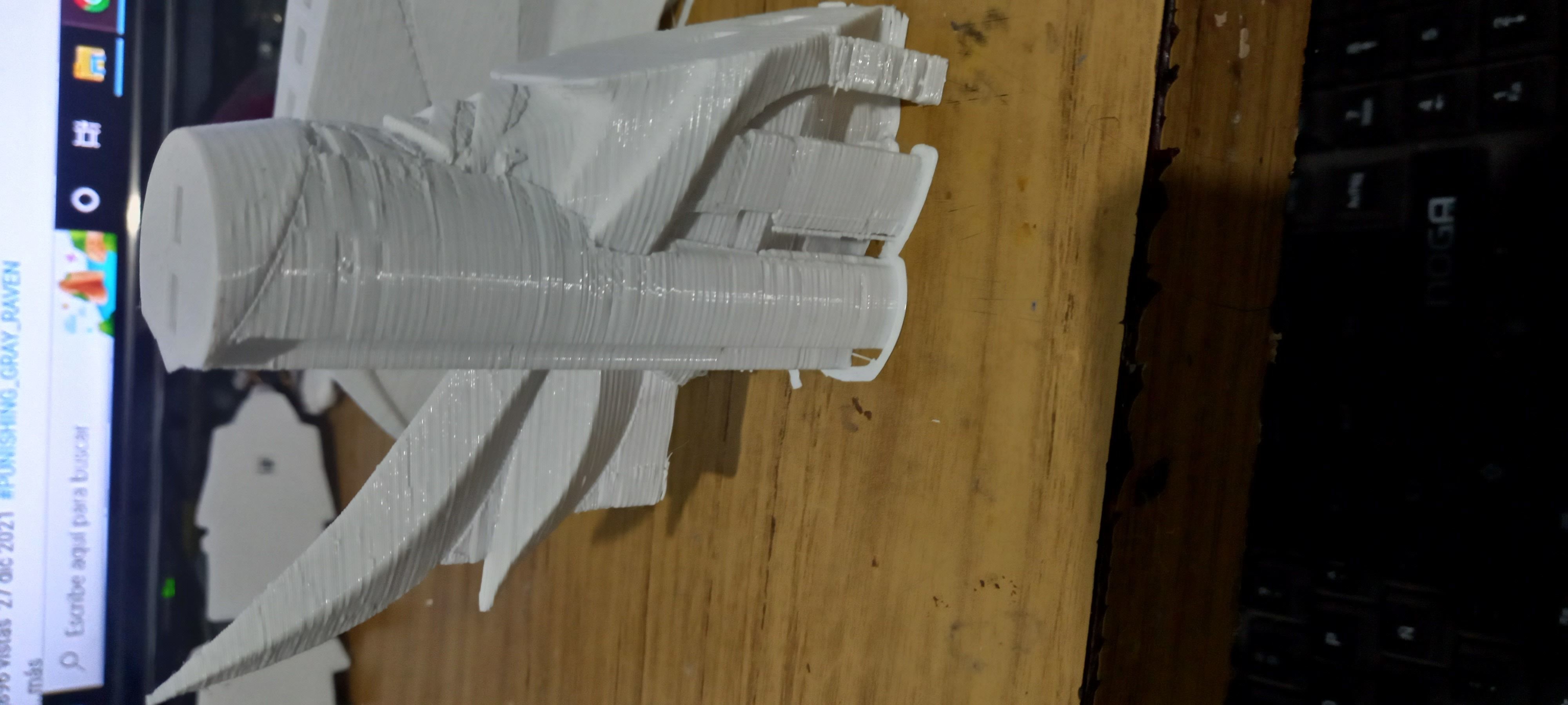 genshin impact bow amos 3D print model_32