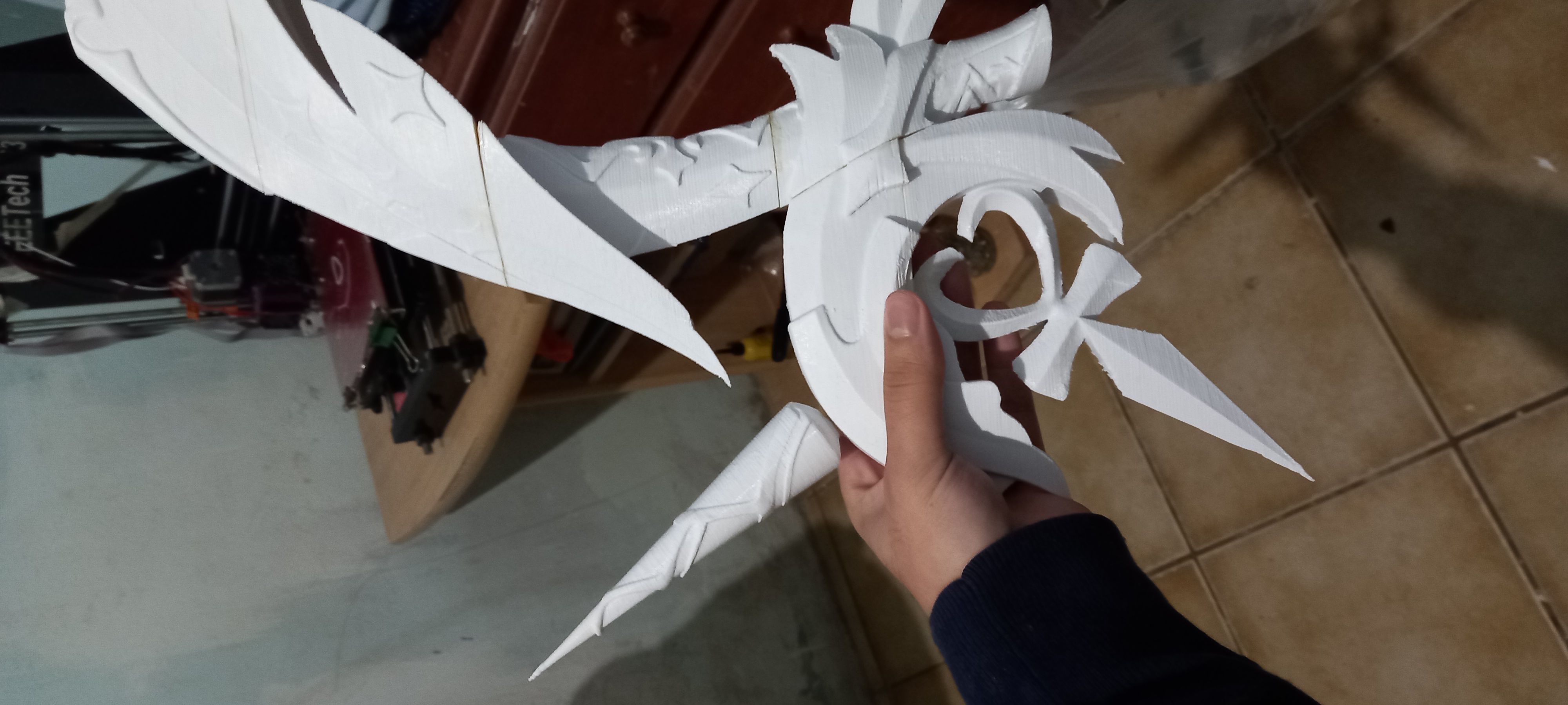 genshin impact bow amos 3D print model_66