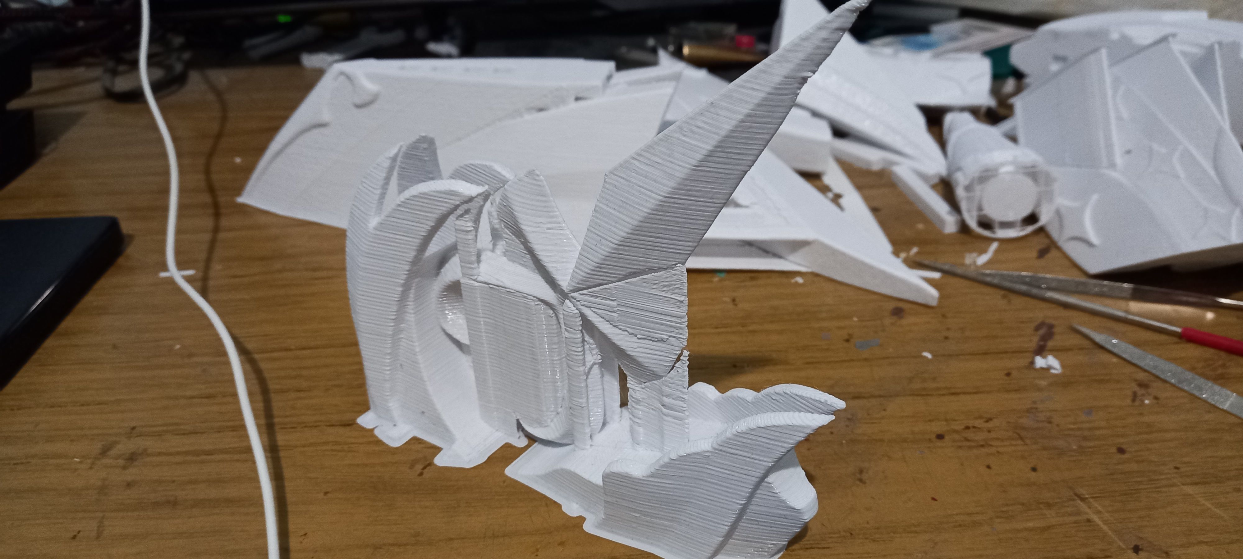 genshin impact bow amos 3D print model_71