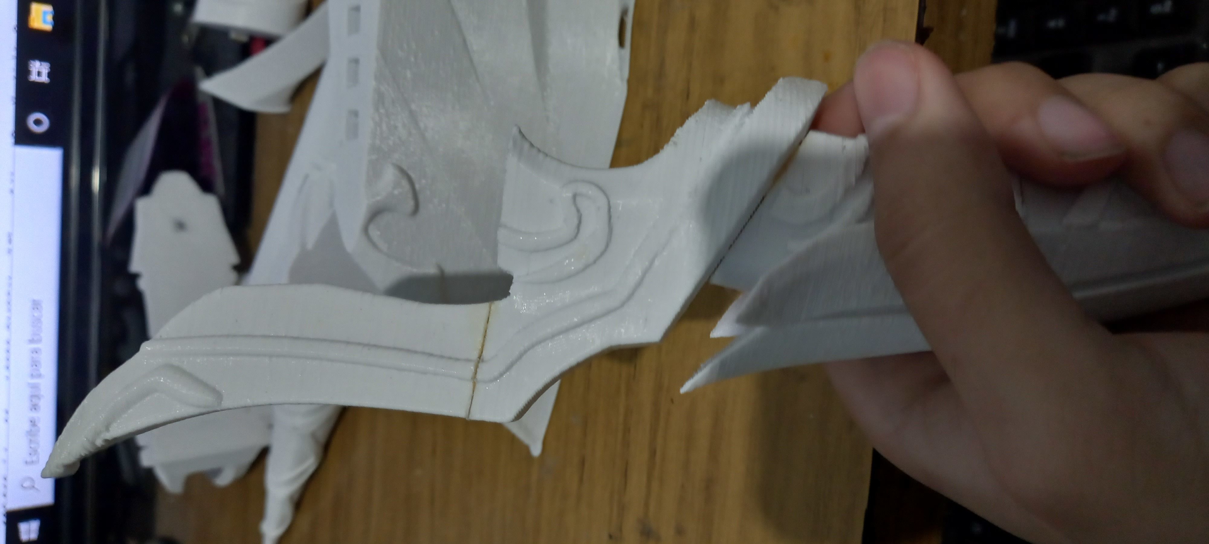 genshin impact bow amos 3D print model_35