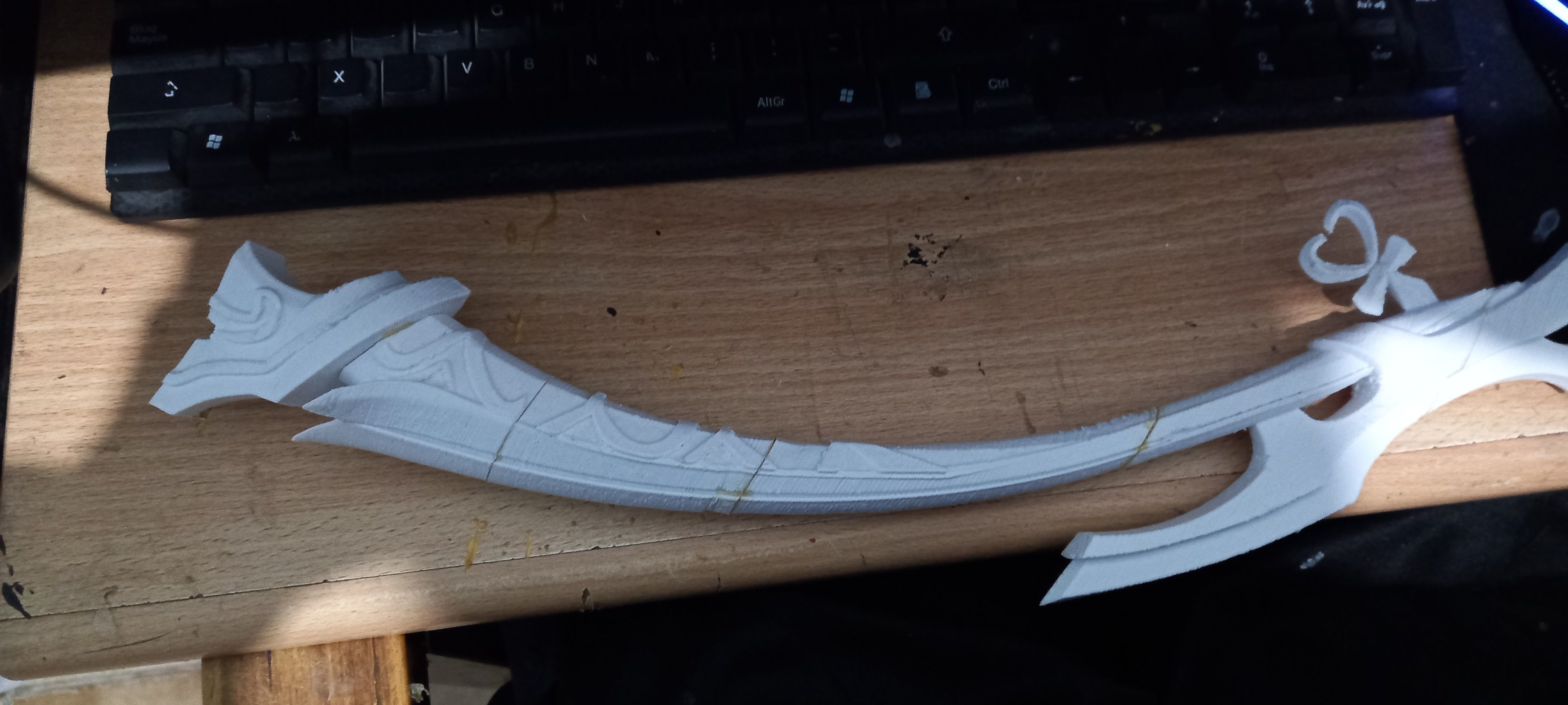 genshin impact bow amos 3D print model_34