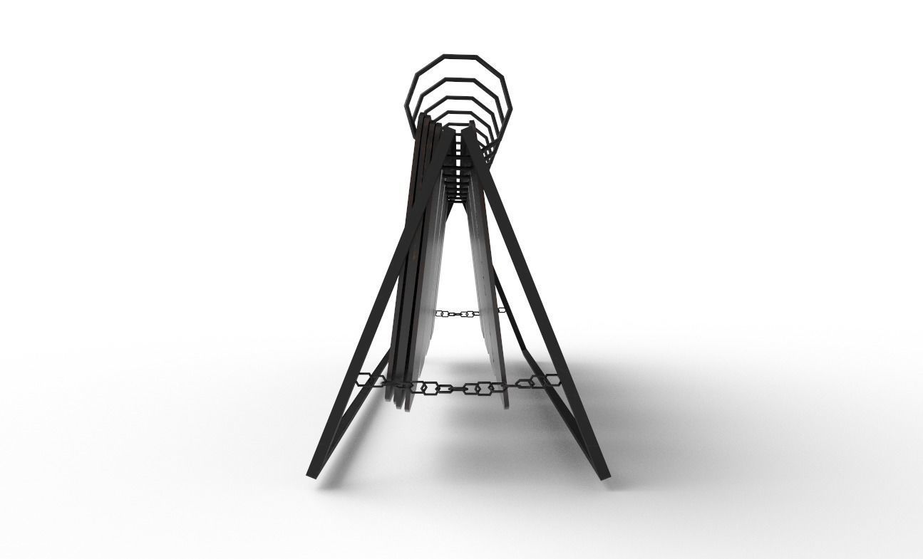 Calendar Low-poly 3D model_4