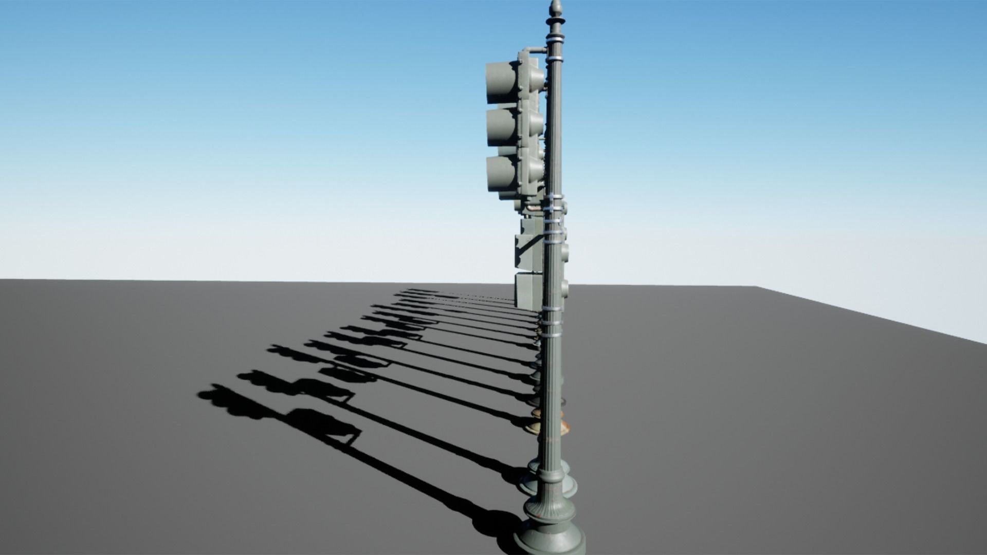 Traffic Lights 14 Pack - USA Washington DC Mall Capitol  3D model_10