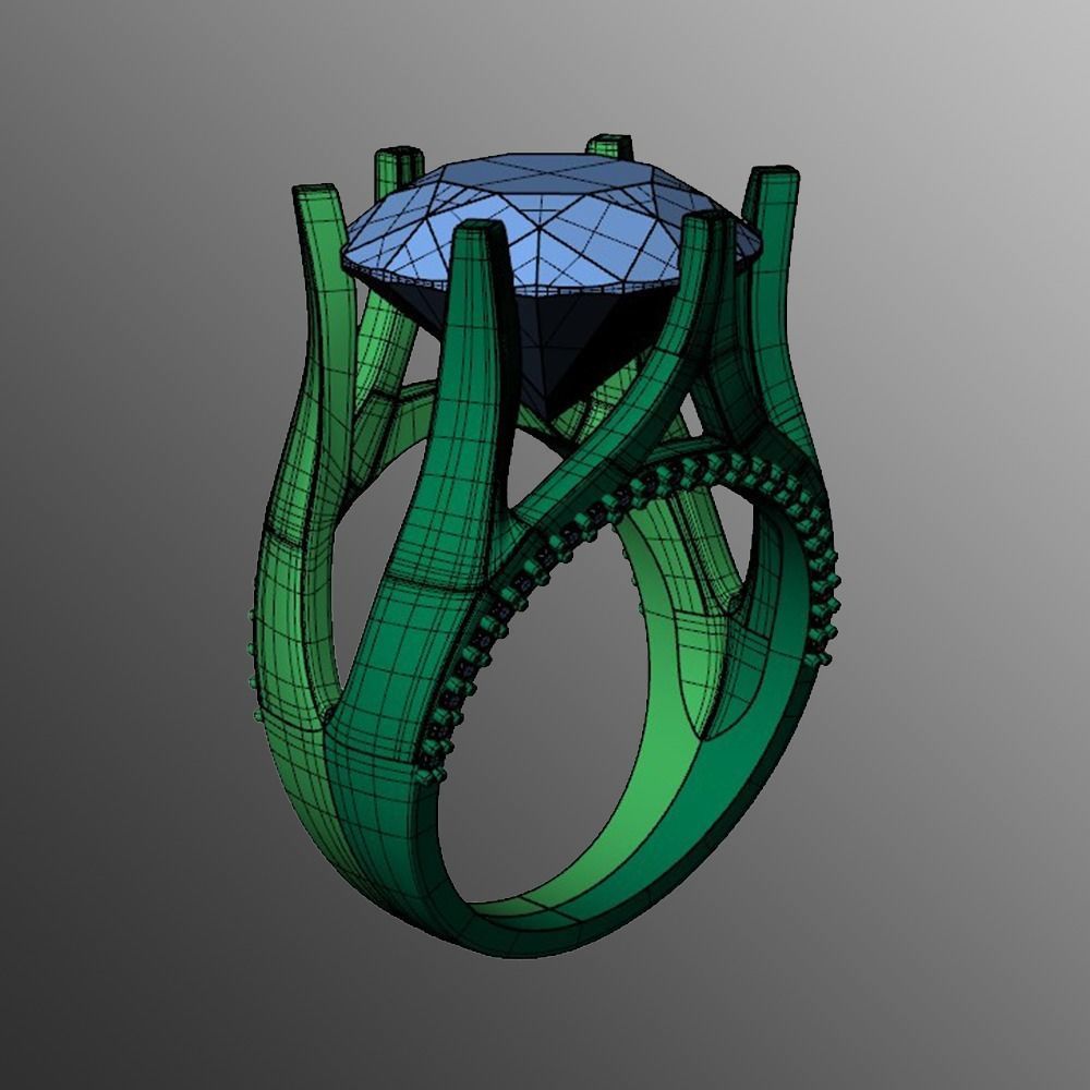 Ring op5 3D print model_2