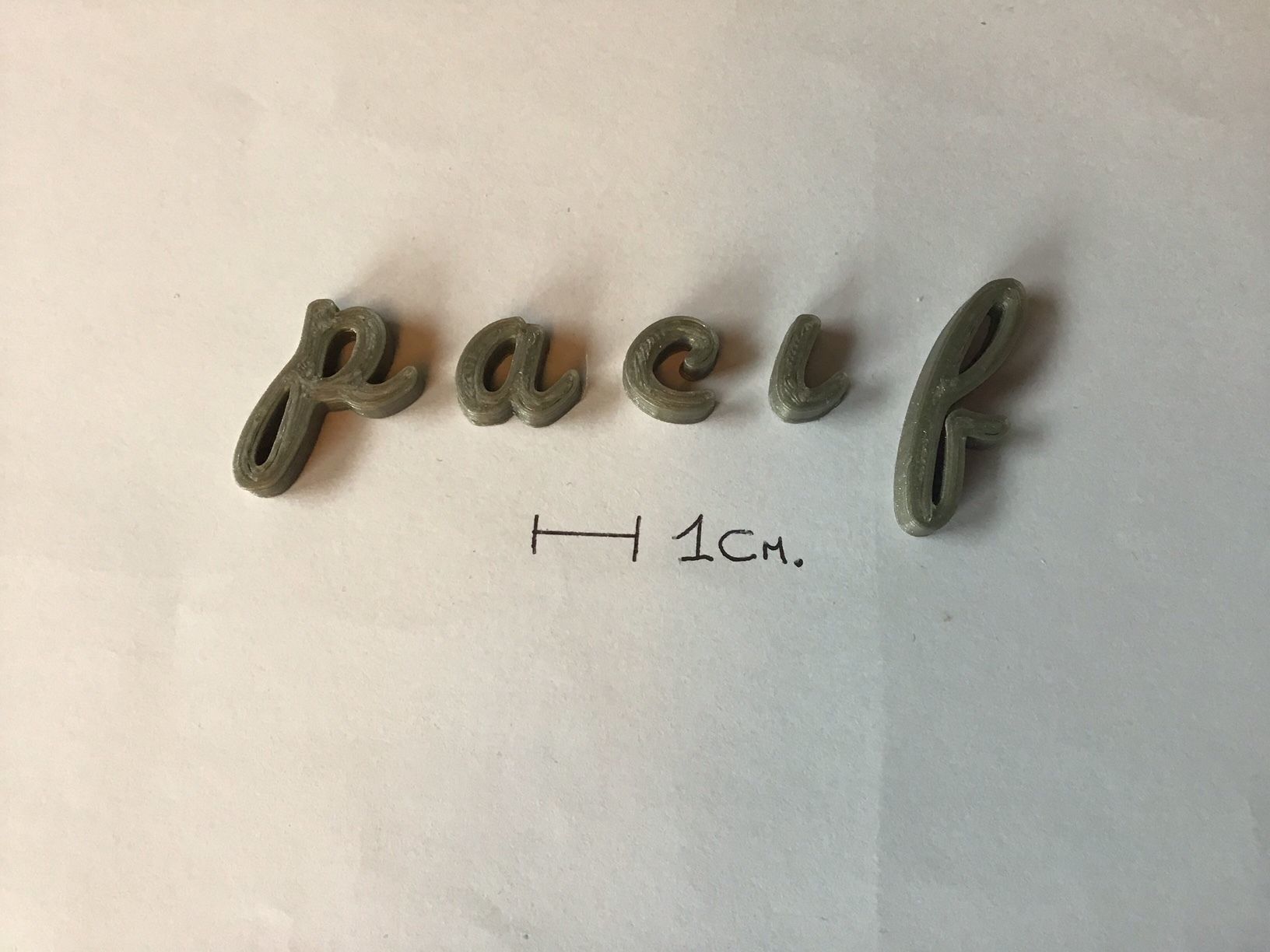 PACIF uppercase and lowercase 3D Letters STL FILE  3D print model_5