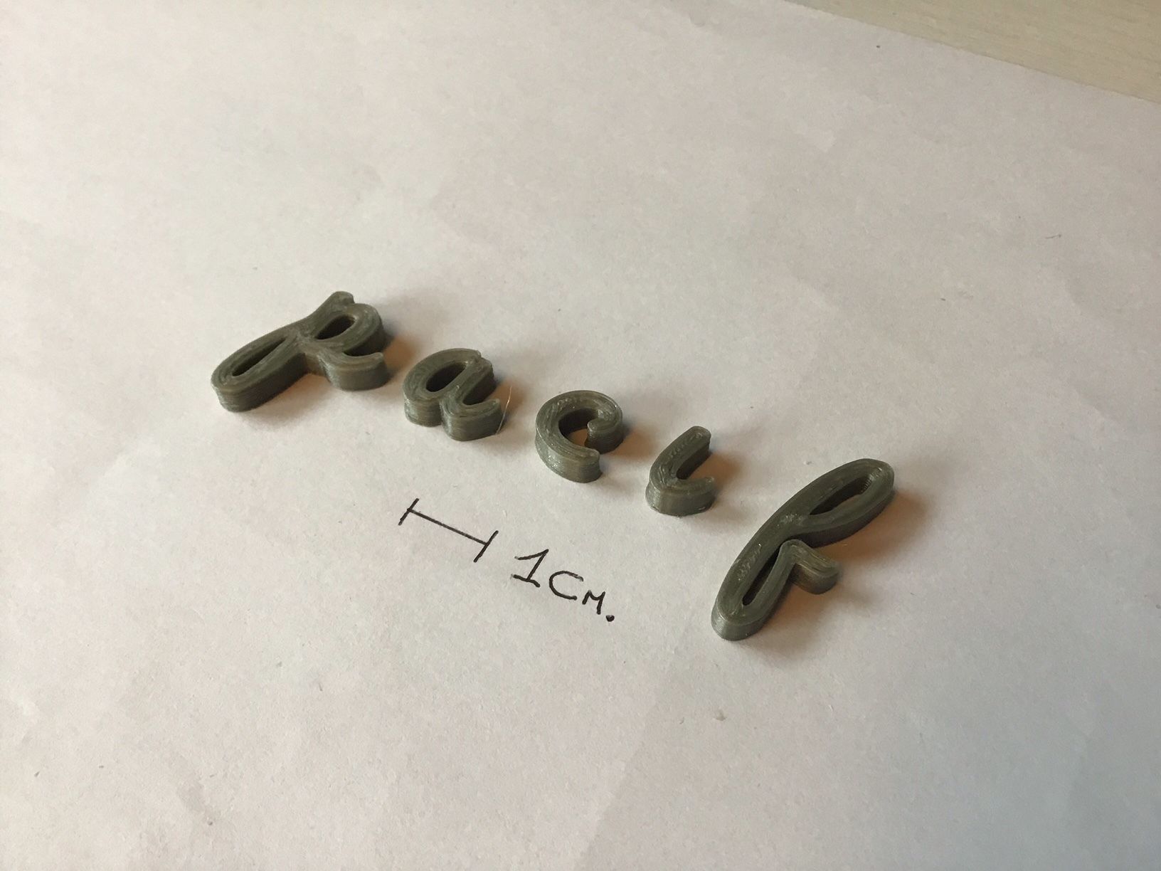 PACIF uppercase and lowercase 3D Letters STL FILE  3D print model_7