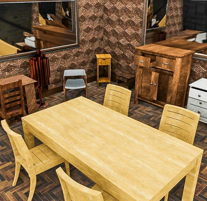 Furniture 3D Model Pack Low-poly 3D model_1