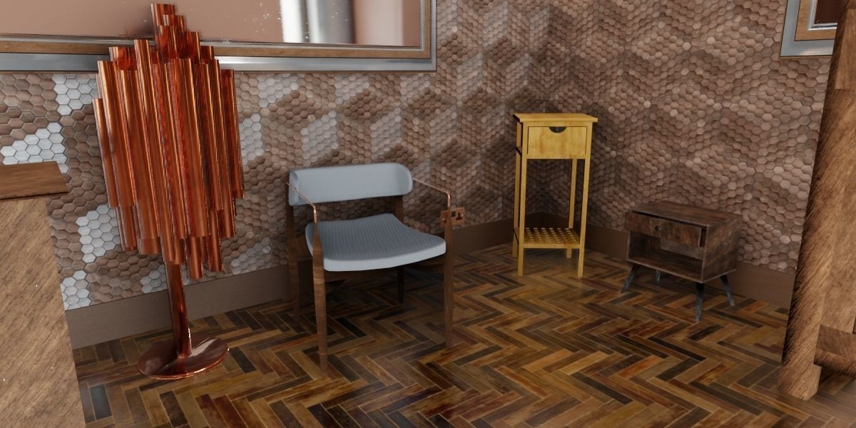 Furniture 3D Model Pack Low-poly 3D model_28