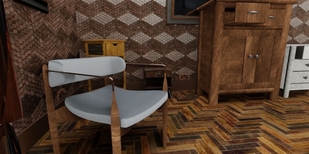 Furniture 3D Model Pack Low-poly 3D model_7