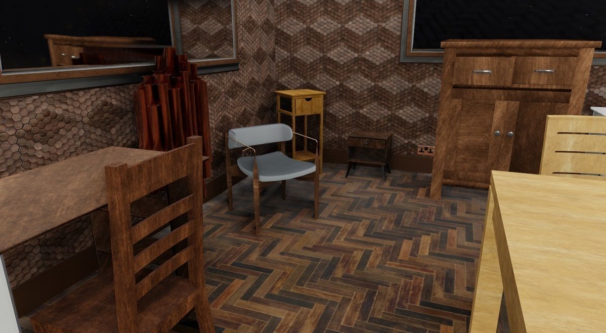 Furniture 3D Model Pack Low-poly 3D model_6