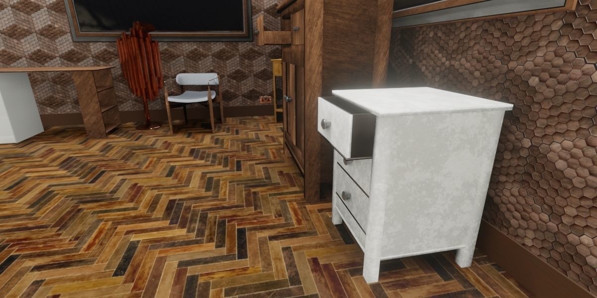 Furniture 3D Model Pack Low-poly 3D model_8