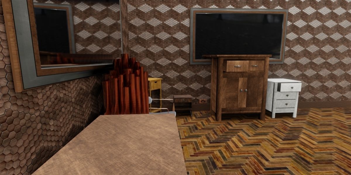 Furniture 3D Model Pack Low-poly 3D model_16