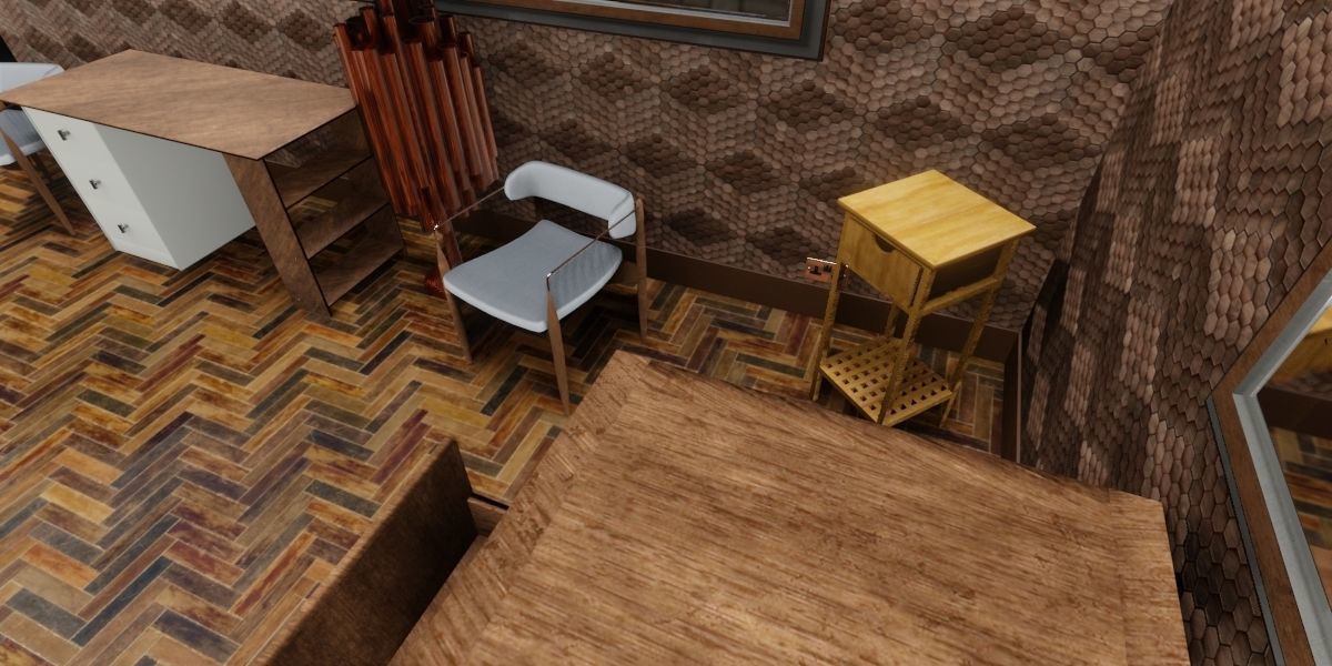 Furniture 3D Model Pack Low-poly 3D model_24