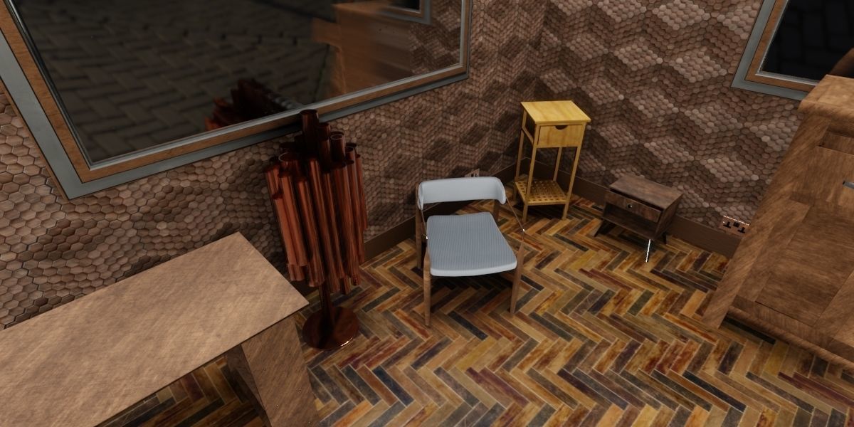 Furniture 3D Model Pack Low-poly 3D model_33