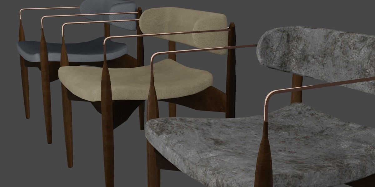 Furniture 3D Model Pack Low-poly 3D model_5